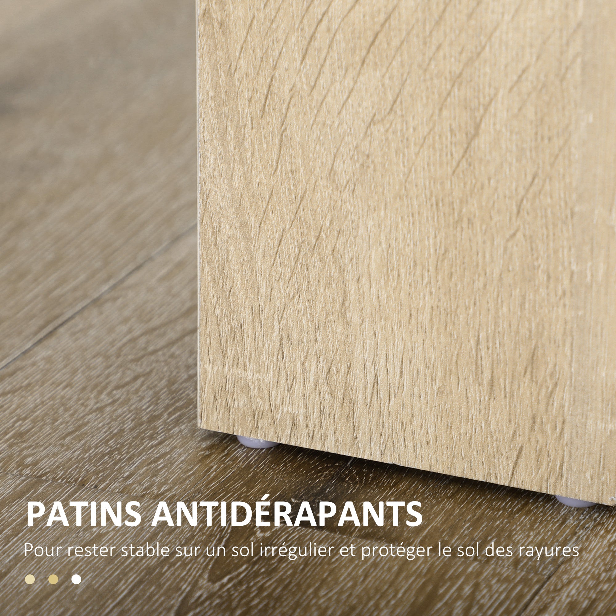 Table à manger rectangulaire pour 4 à 6 personnes, table de cuisine, 120 x 69 x 75 cm, style moderne, pieds triangulaires plus stable, chêne et noir