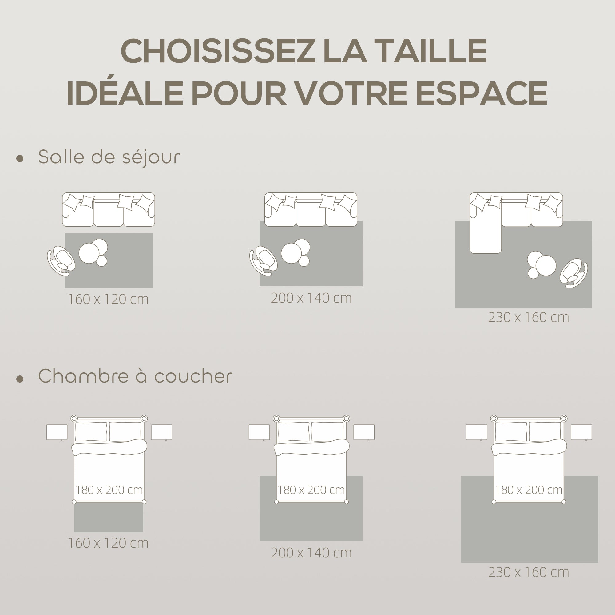 Tapis salon 160 x 120 cm, tapis à poils épais géométrique, moelleux et antidérapant, style moderne, pour salon, chambre à coucher, bureau, crème
