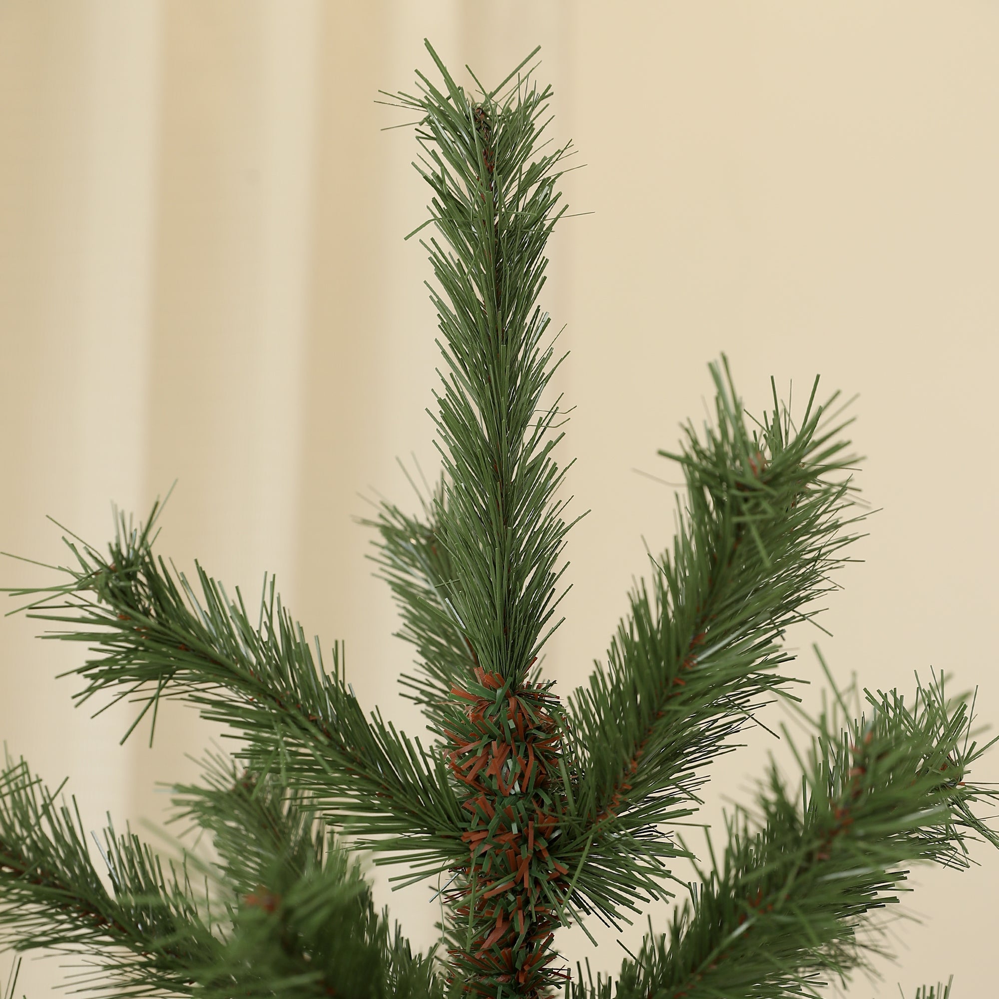 Sapin de Noël artificiel 180 cm arbre de Noël avec support en acier pliable, 467 branches, décoration de Noël effet réaliste, vert