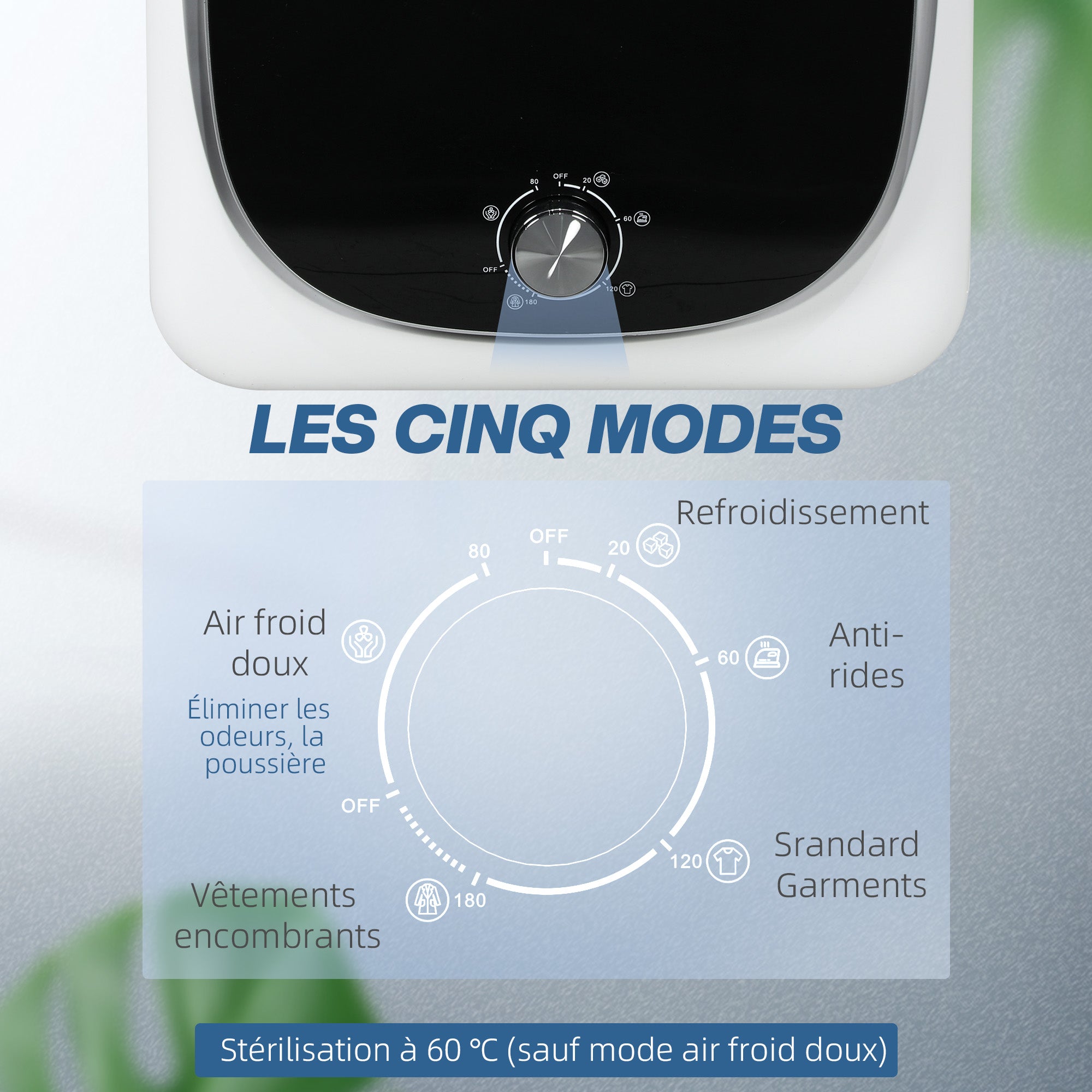 Sèche linge à évacuation compact sèche-linge électrique 800 W 4 Kg avec 5 modes de séchage, cuve en acier inoxydable, charge frontale, pour appartement, maison, camping-cars, blanc