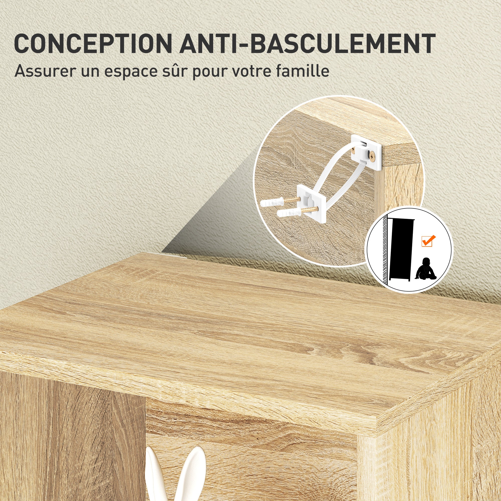 Bibliothèque, étagère de rangement 5 niveaux, meuble de rangement avec étagères réglables pour salon, chambre à coucher, bureau, 30 x 24 x 133,5 cm, bois naturel