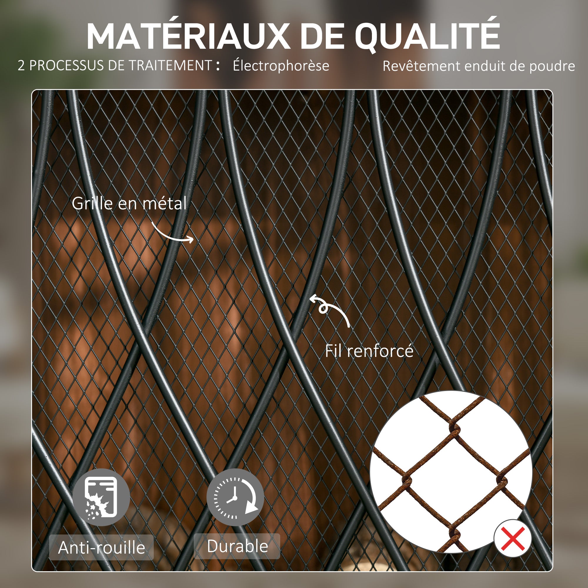 Grille de Protection pour cheminée - Pare-feu Large pour cheminée ou poêle - Pare-étincelles - barrière de sécurité - 3 Volets Pliables - métal Noir