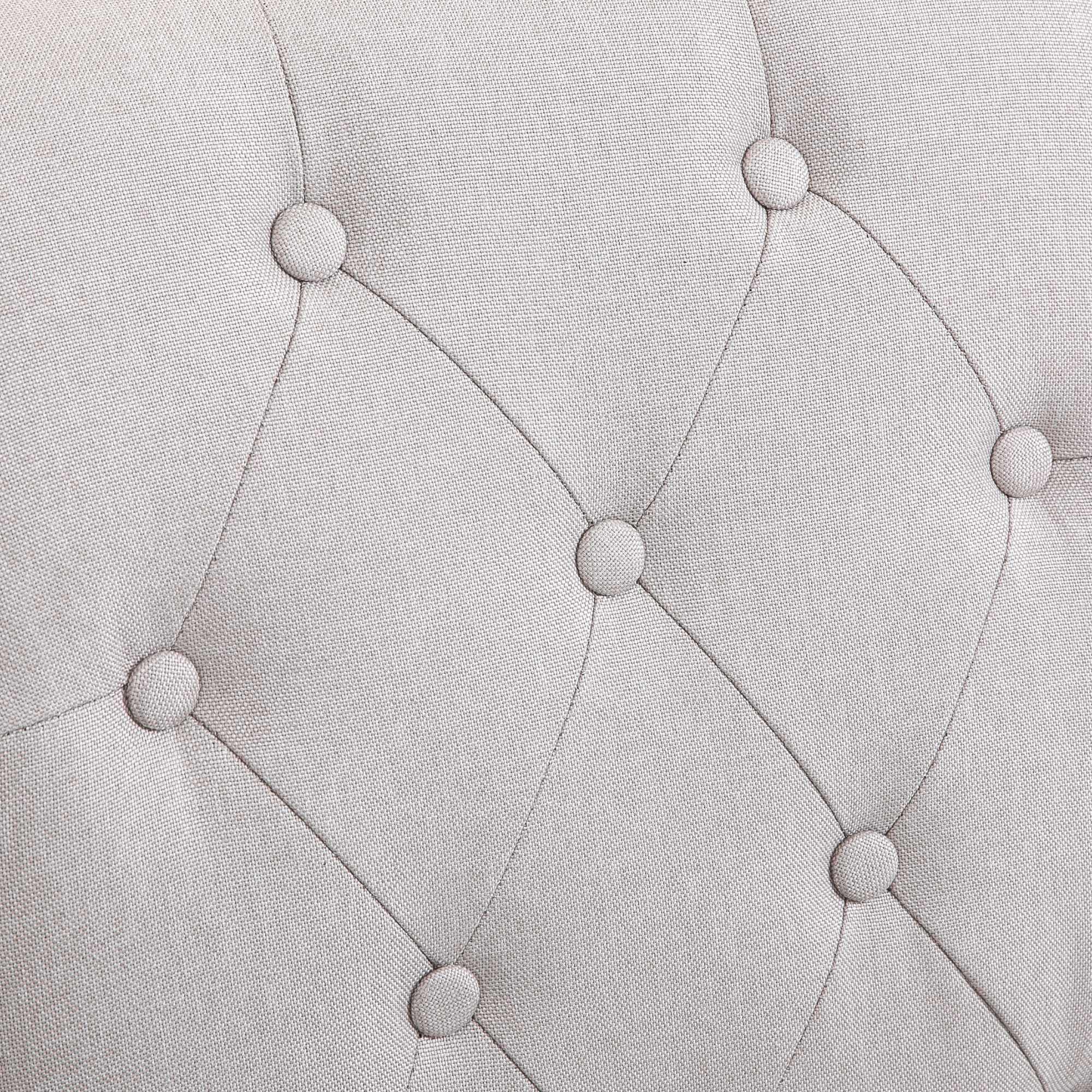 Lot de 2 chaises de Salle à Manger Chaise de cuicine Grand Confort Pieds en Bois Lin 47 x 61 x 101 cm