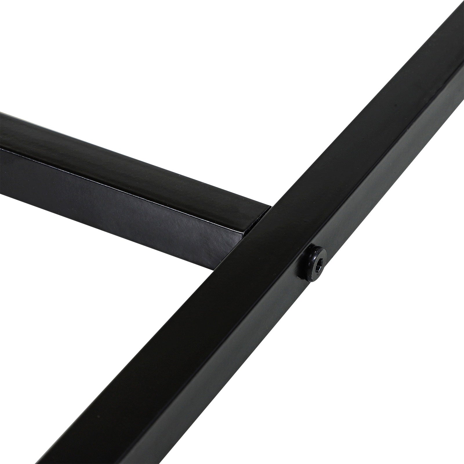 Table de Chevet Table de Nuit Style Graphique 48L x 39,5l x 60H cm 2 tiroirs métal Noir Panneaux Particules MDF Imitation Bois Clair