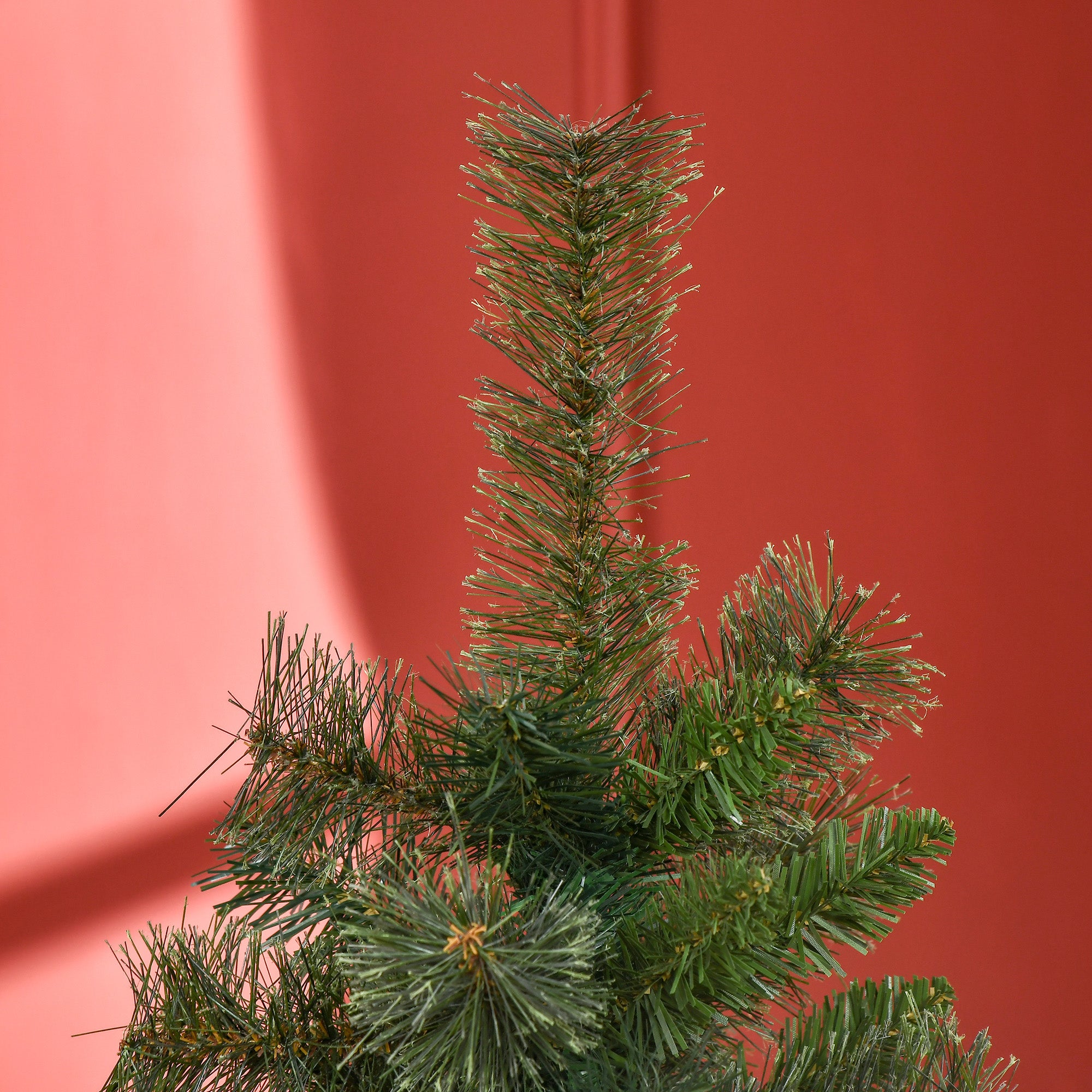 Sapin arbre de Noël artificiel 150 cm 665 branches + support pied vert
