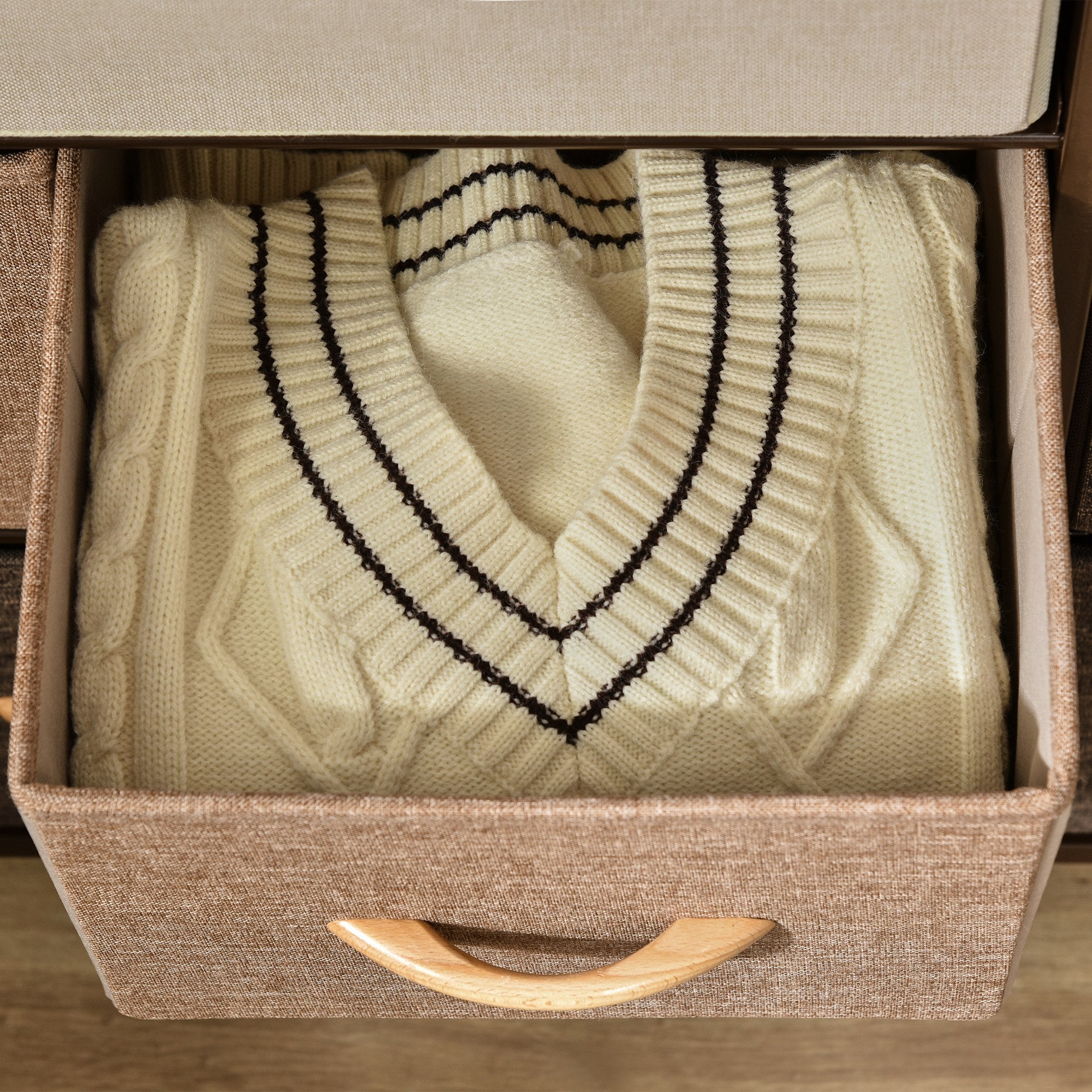 Commode 7 tiroirs meuble de rangement tiroir en tissu pliant - structure acier noir - 80L x 29l x 78,5H cm, chambre, entrée, salon, multicolore