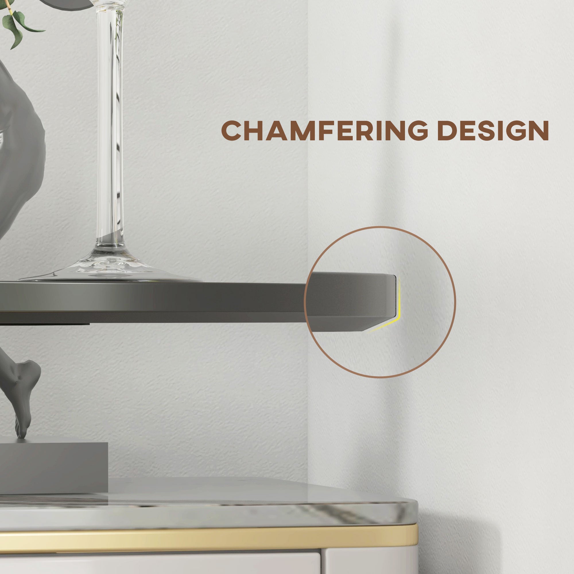 Table de bar ronde table de bistro mange-debout style contemporain avec plateau peint et cadre en acier dim. 60L x 60l x 102H cm noir