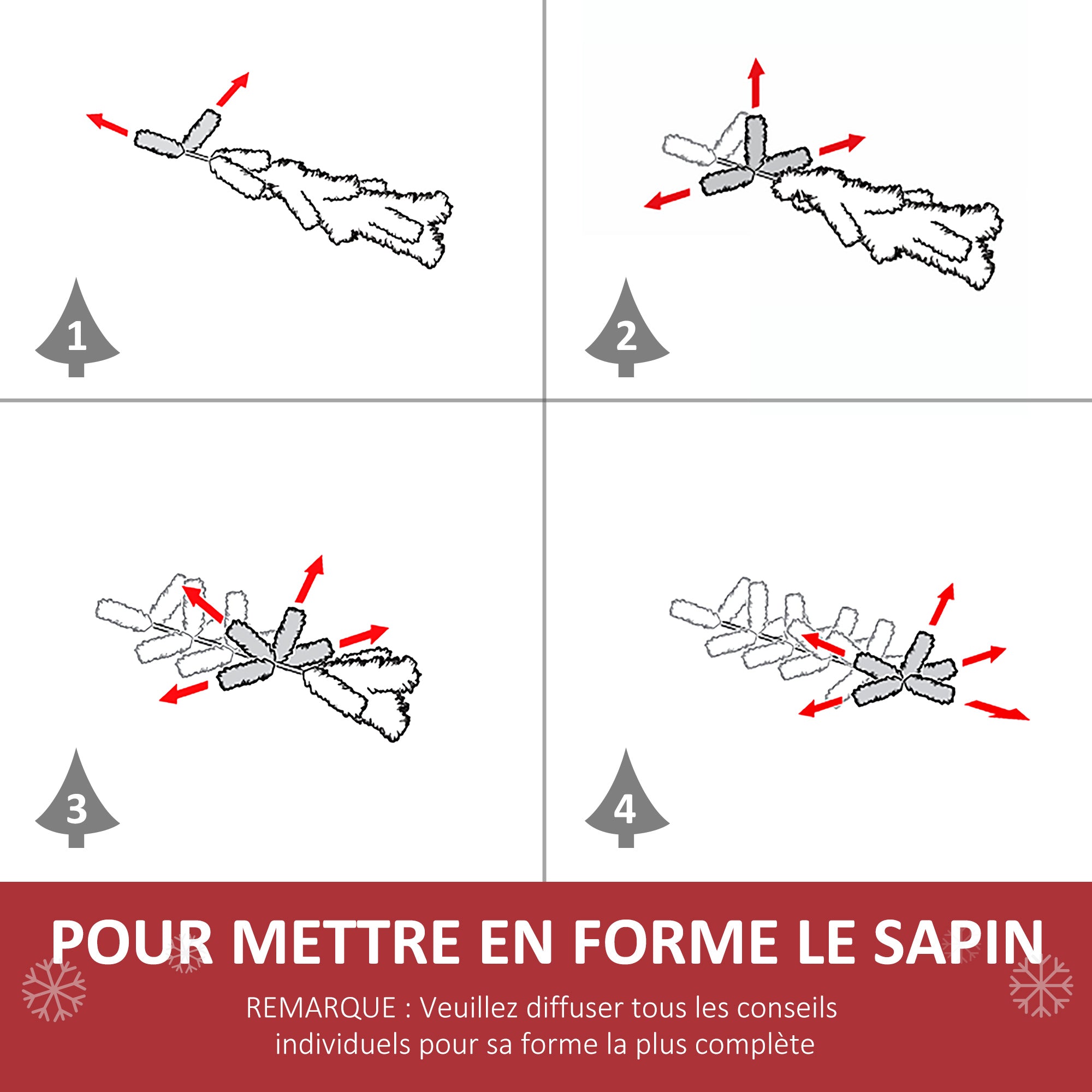 Couronne de Noël artificielle lumineuse avec 20 LED de 60 cm - décorée de houx et de pommes de pin