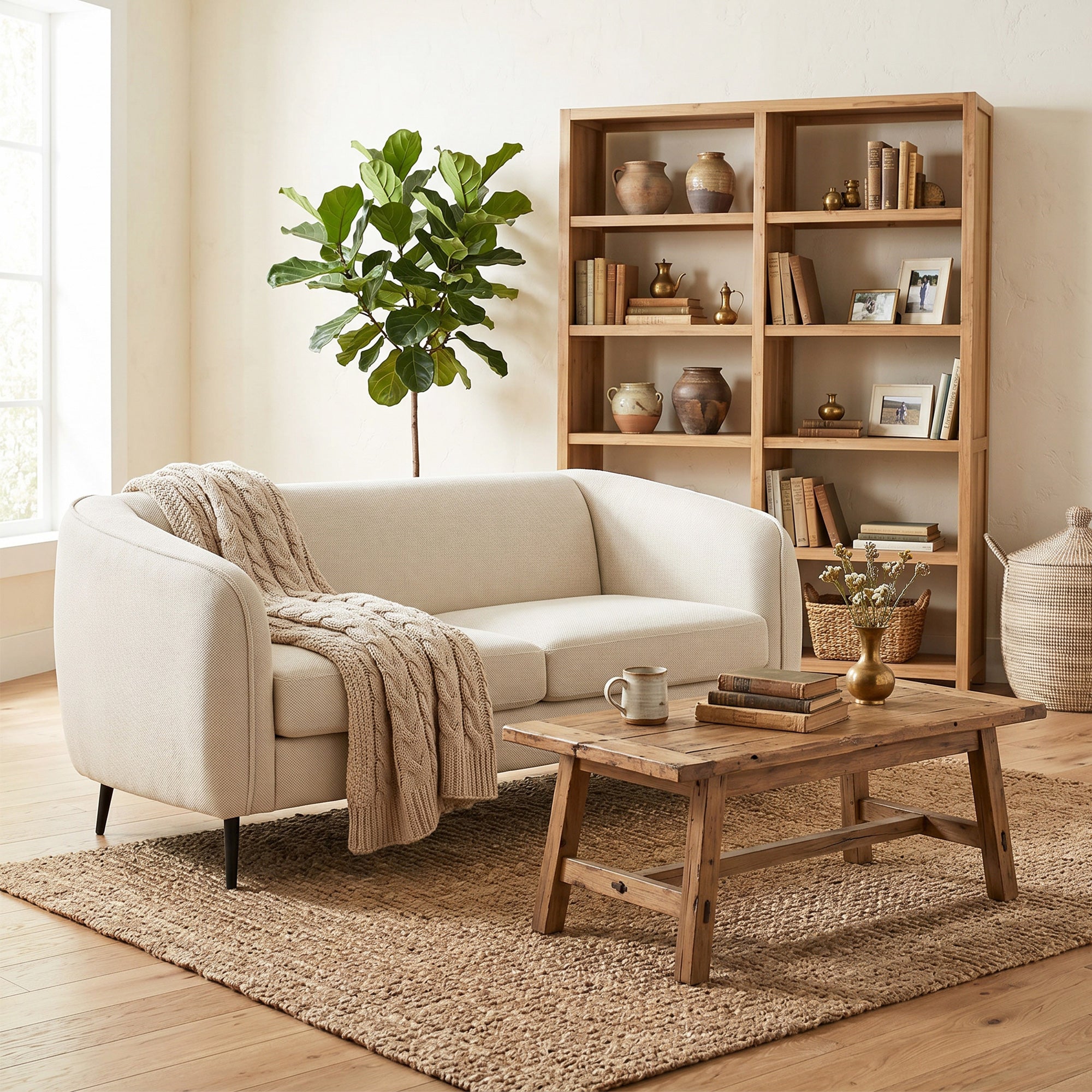 Canapé 2 places en velours, canapé de salon moderne 160 cm, assise large rembourrée, coussin épais à ressorts, pieds en métal, charge 300 Kg, pour chambre, appartement, petit espace, beige
