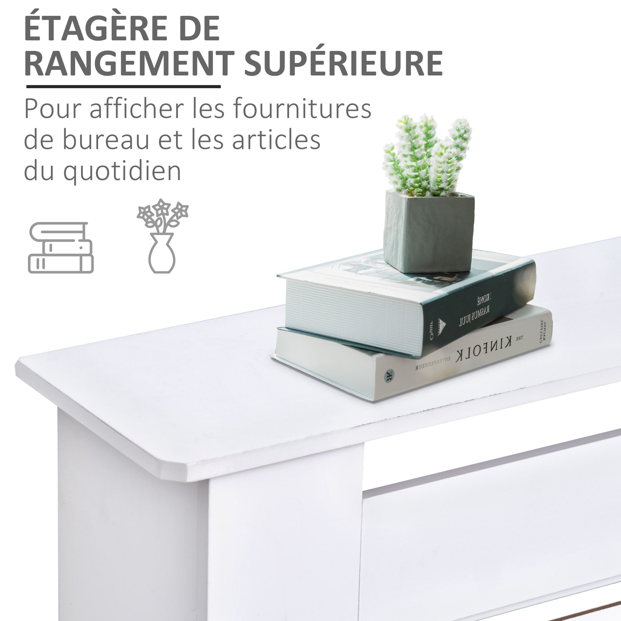 Cache-radiateur Design Contemporain Longueur Extensible 139-208,5 x 20,5 x 82,5 cm MDF Blanc
