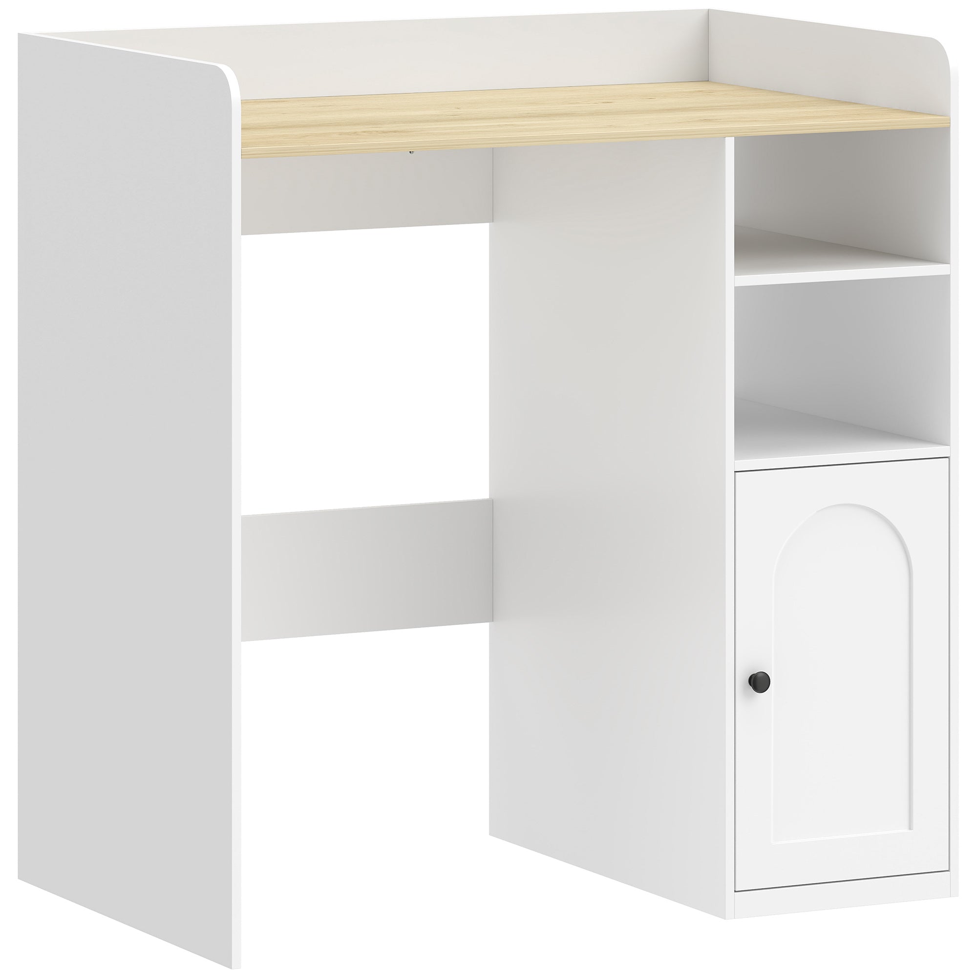 Meuble machine à laver, armoire machine a laver avec compartiments ouverts, porte à fermeture douce et large plateau, meuble de salle de bain et buanderie, 93,5 x 60 x 100 cm, blanc