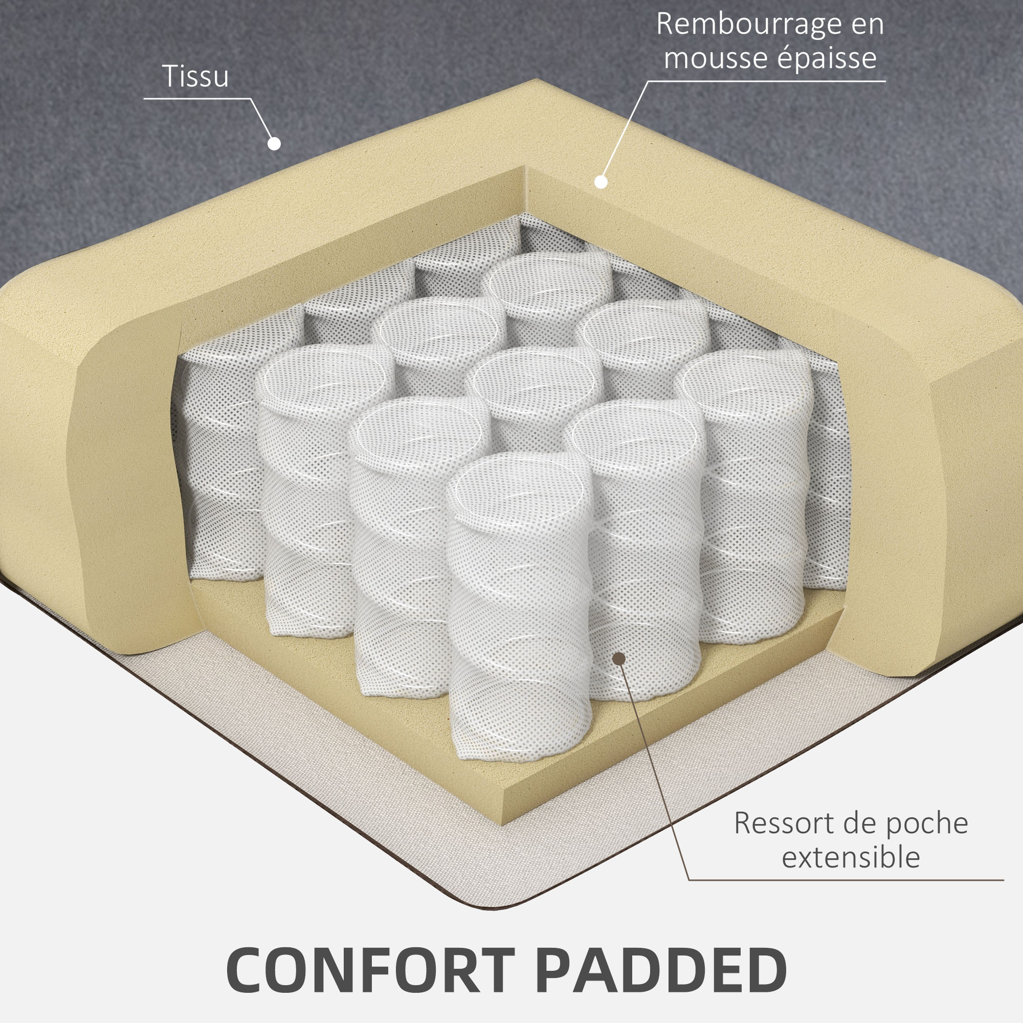 Fauteuil releveur électrique, fauteuil relax électrique, assemblage facile, 8 points de massage vibrants, chauffant, revêtement en imitation velours, 2 télécommandes, gris