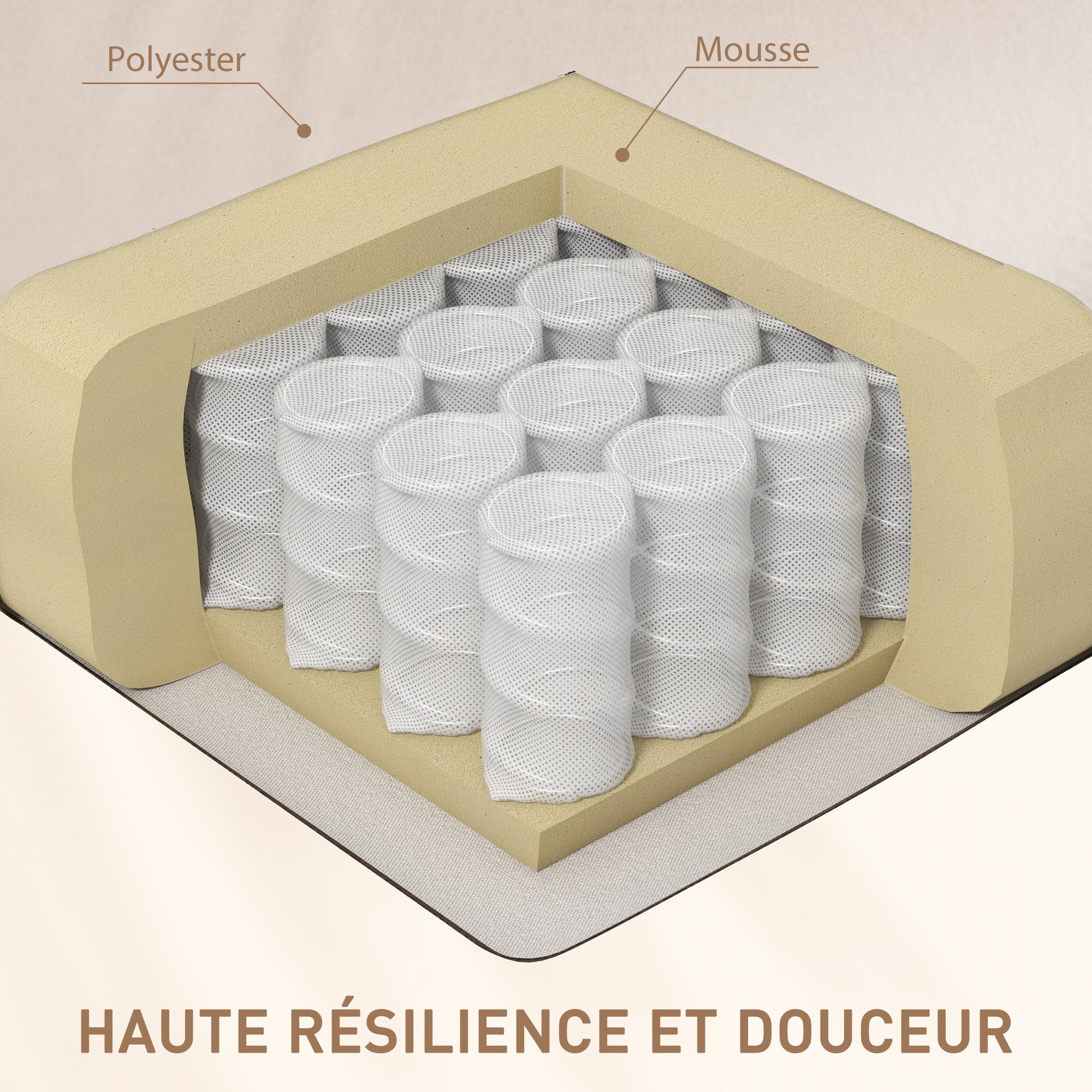 Fauteuil Relax Électrique Fauteuil Massant Inclinable avec Tablette, Poches latérales et Télécommande pour Salon et Chambre- en Microfibre Beige