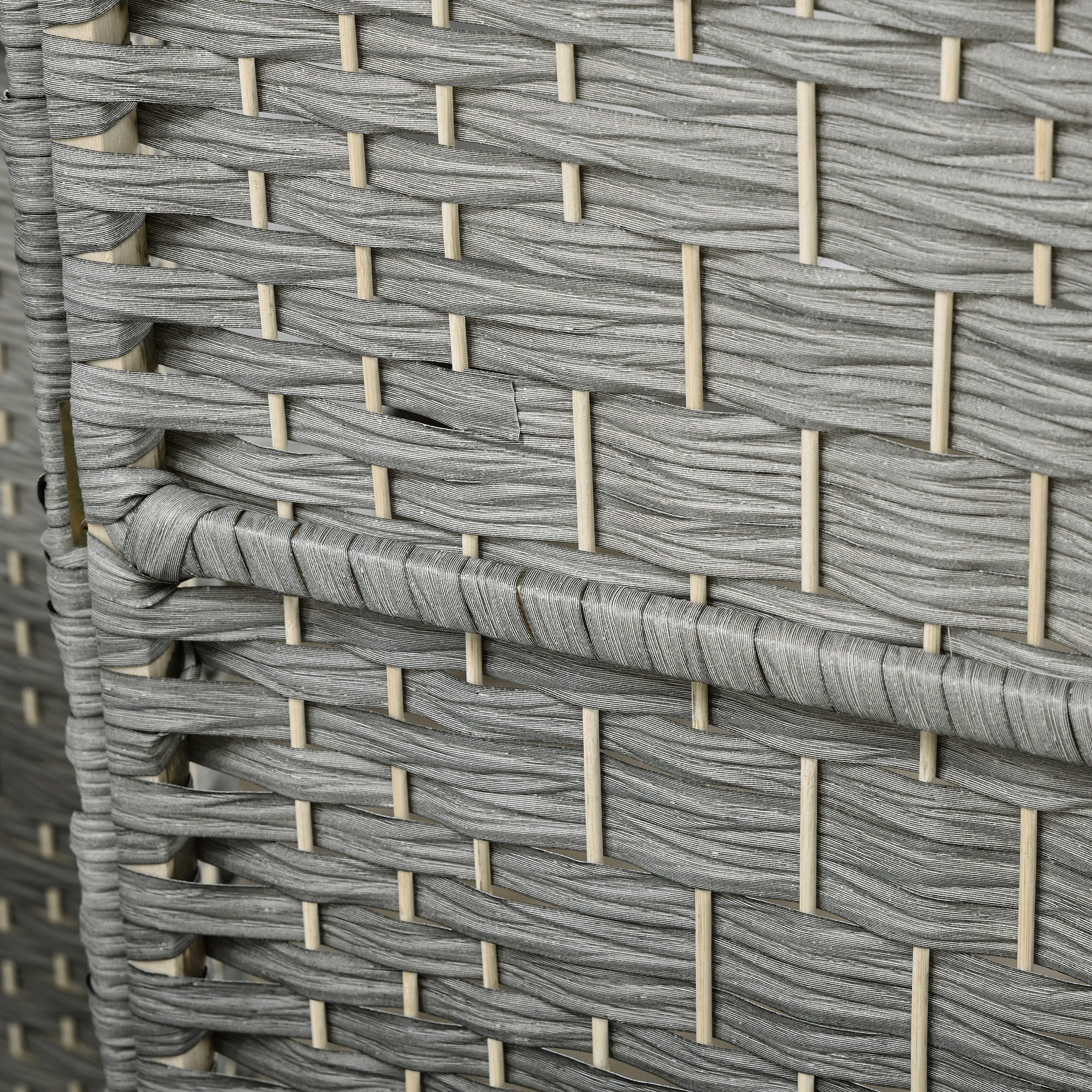 Paravent intérieur en bois, 6 panneaux, 270 x 180 cm, séparateur de pièce pliable, pour salon, chambre à coucher, maison, gris mélangé