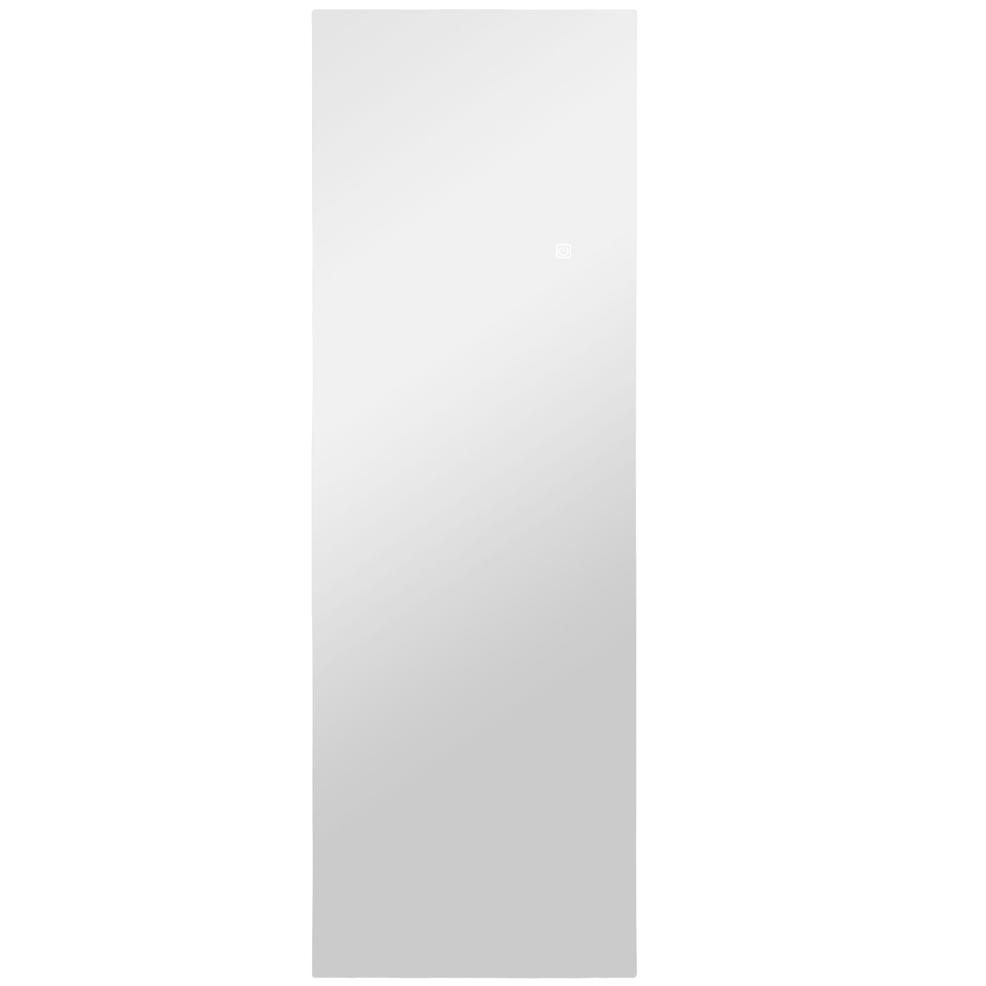 Grand miroir mural 120 x 40 cm avec éclairage LED miroir rectangulaire sans carde, anti-déflagrante, intensité variable et 3 couleurs d'éclairage, pour salon et chambre à coucher, transparent