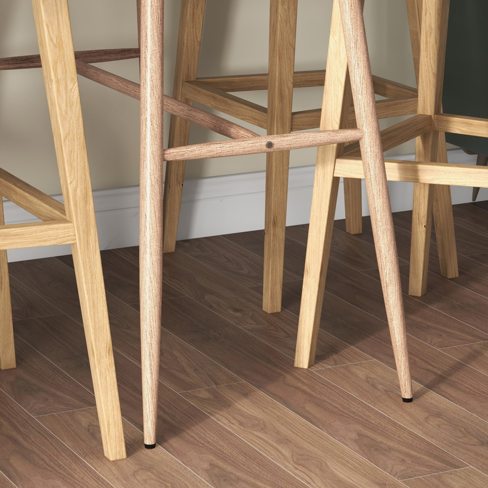 Table de bar rectangulaire 4 personnes, table haute pieds en acier effet bois, table de bistrot assemblage facile, pour bar à domicile, salle à manger, 120 x 60 x 98 cm, blanc