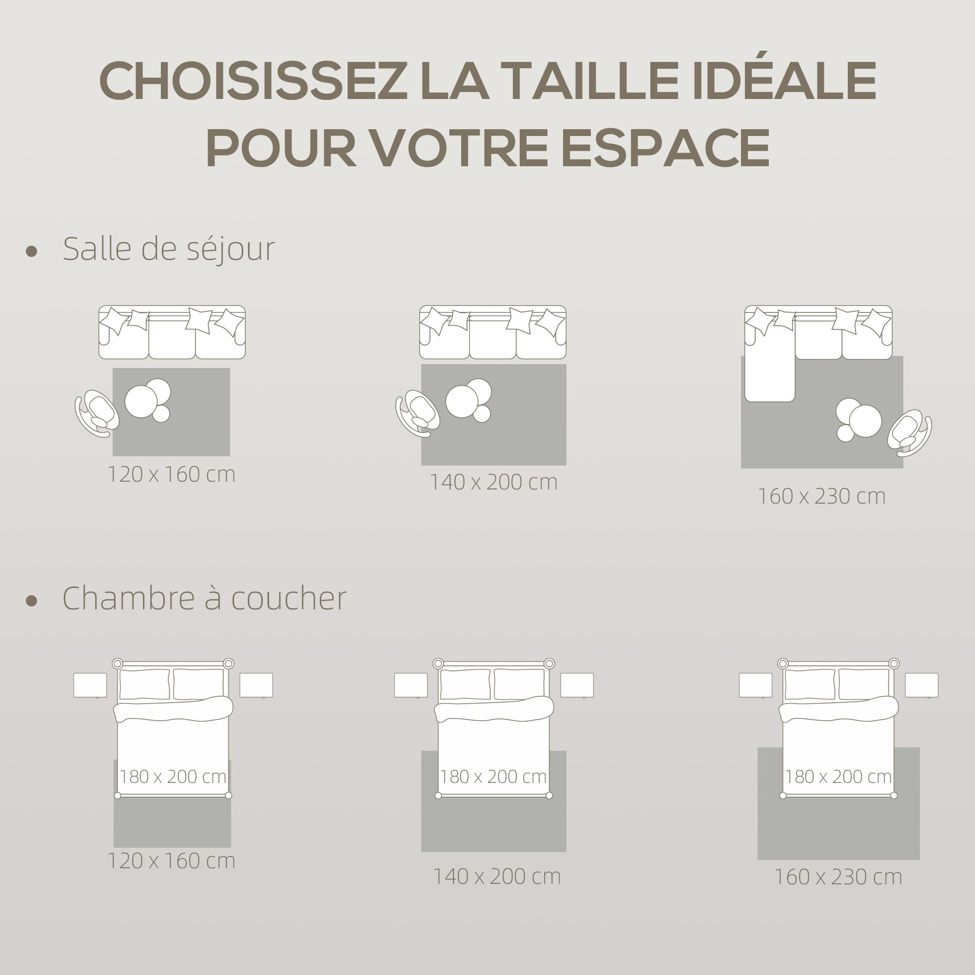 Tapis salon 230 x 160 cm tapis à poils longs, lavable en machine, antidérapant, en fausse fourrure, pour salon, chambre à coucher, bureau, gris clair