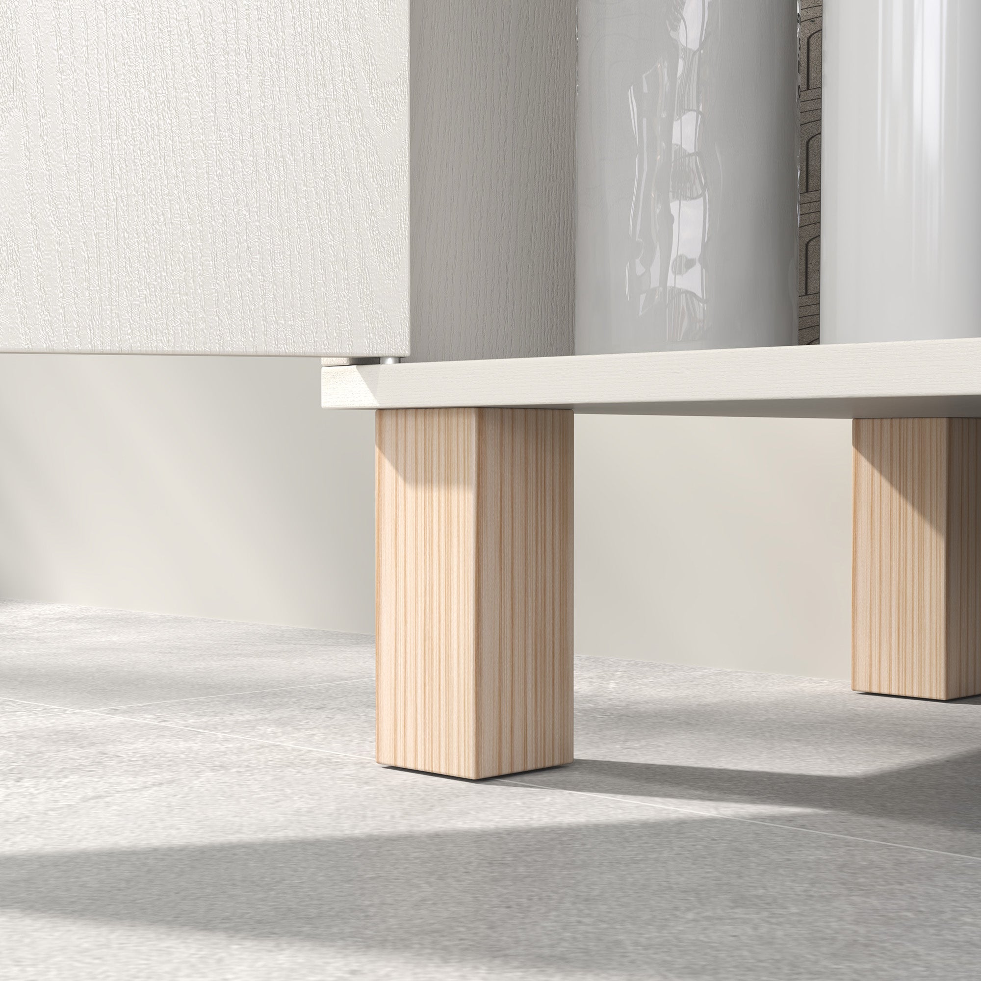 Meuble salle de bain sous lavabo, meuble sous lavabo, étagère ouverte placard 2 portes magnétiques avec étagère réglable, 60 x 30 x 63 cm, blanc