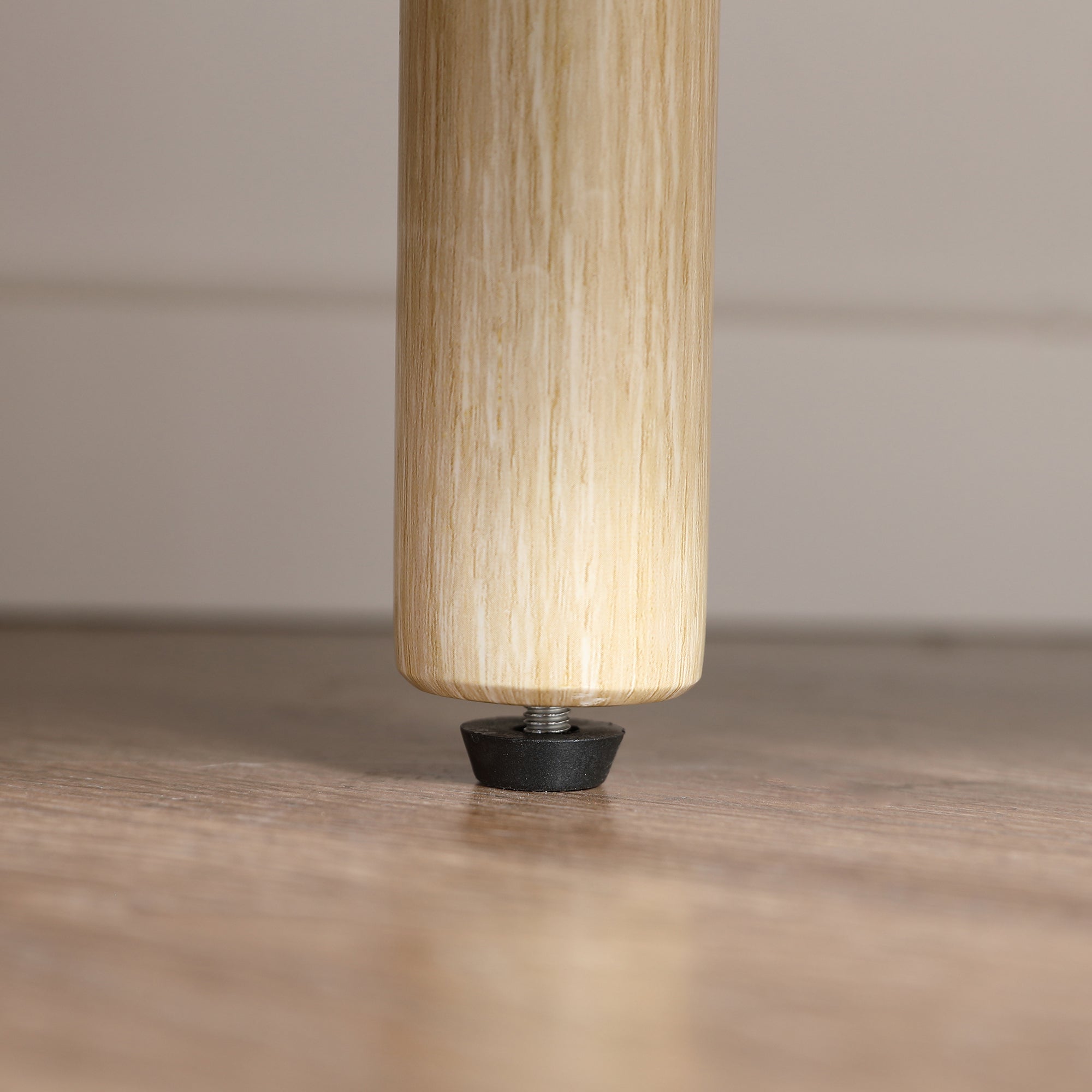 Meuble TV support TV pour télévision jusqu'à 50 pouces 2 portes coulissantes et 2 niches avec passe-câbles - 115 x 40 x 49 cm