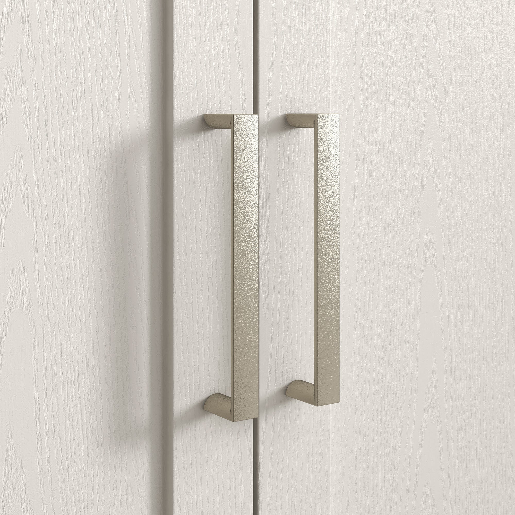 Meuble sous lavabo, meuble de salle de bain, avec placard à deux niveaux, 2 portes, étagères réglables, sur pieds, en bois, 90 x 30 x 63 cm, crème