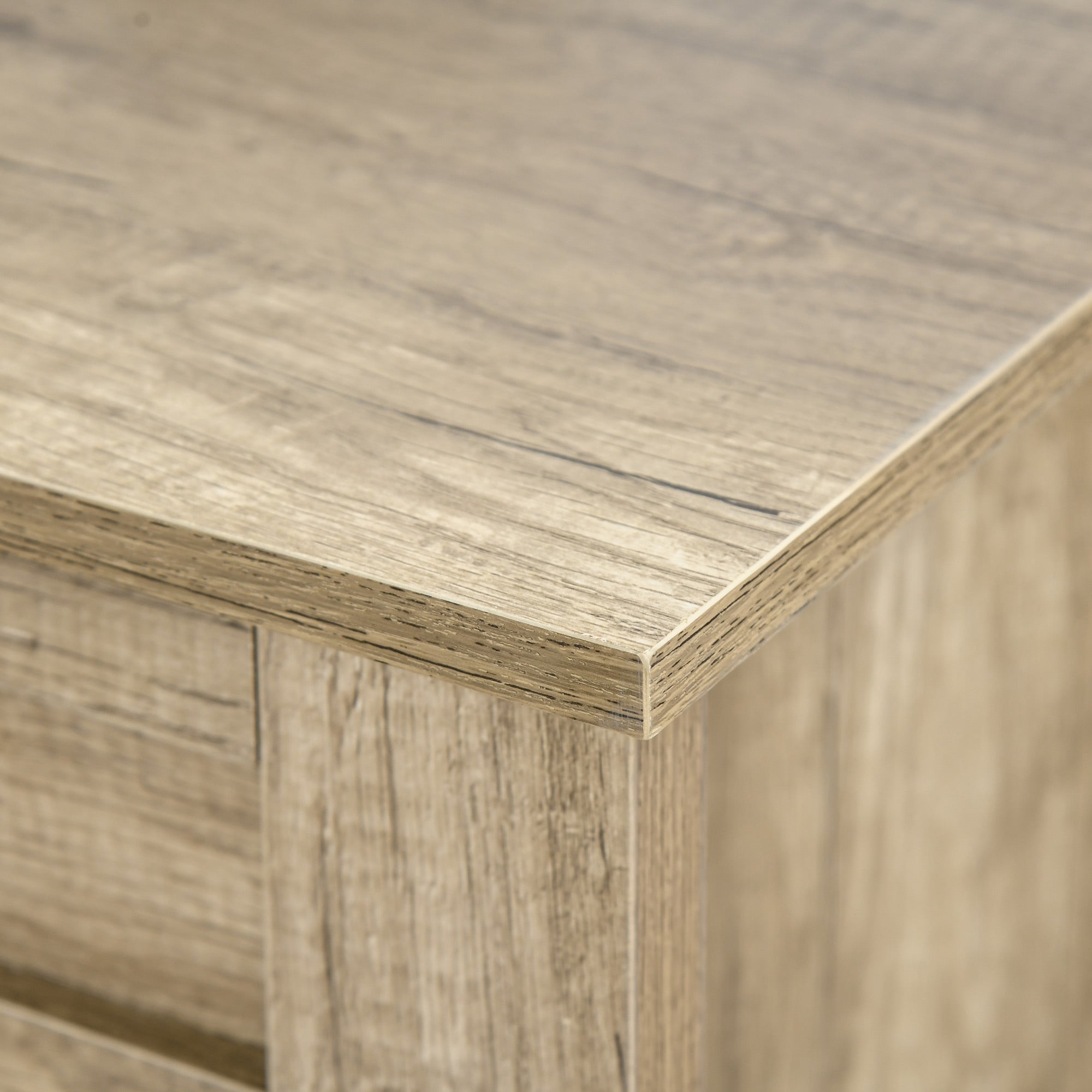 Table basse plateau relevable, table de salon avec étagères et compartiment caché,105 x 50 x 49-62,5 cm pour salon, chambre, aspect chêne clair