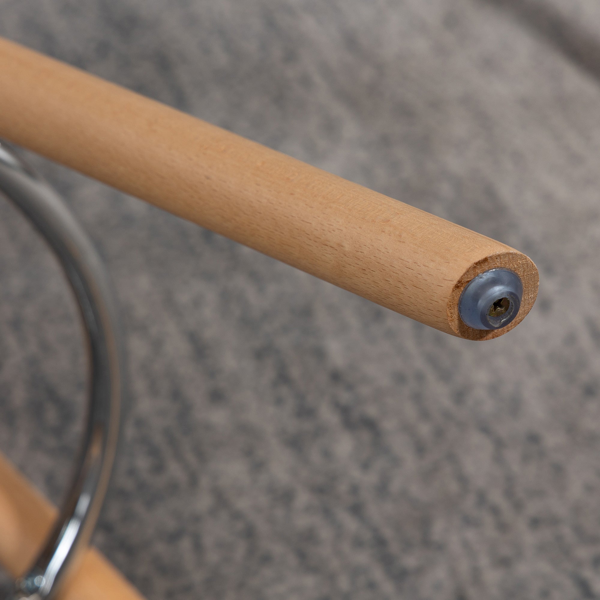 Lot de 2 tabourets de bar style scandinave hauteur 70 cm avec pieds en bois et repose-pieds en acier - blanc