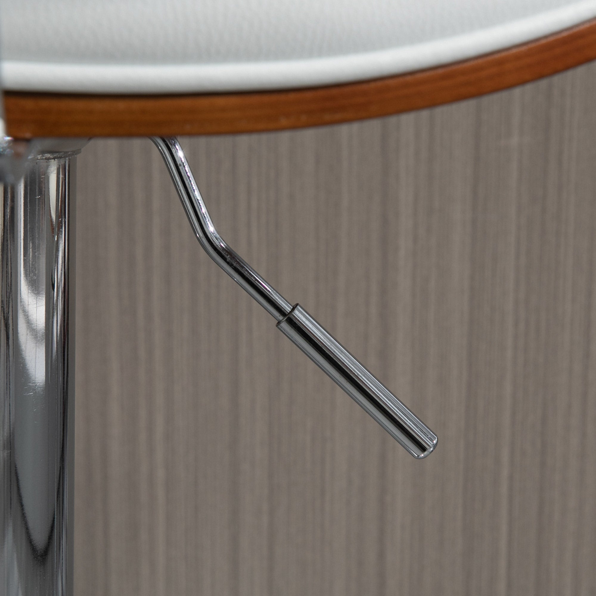 Lot de 2 tabourets de bar chaise de cuisine avec dossier revêtement synthétique hauteur réglable pivotant repose-pied blanc