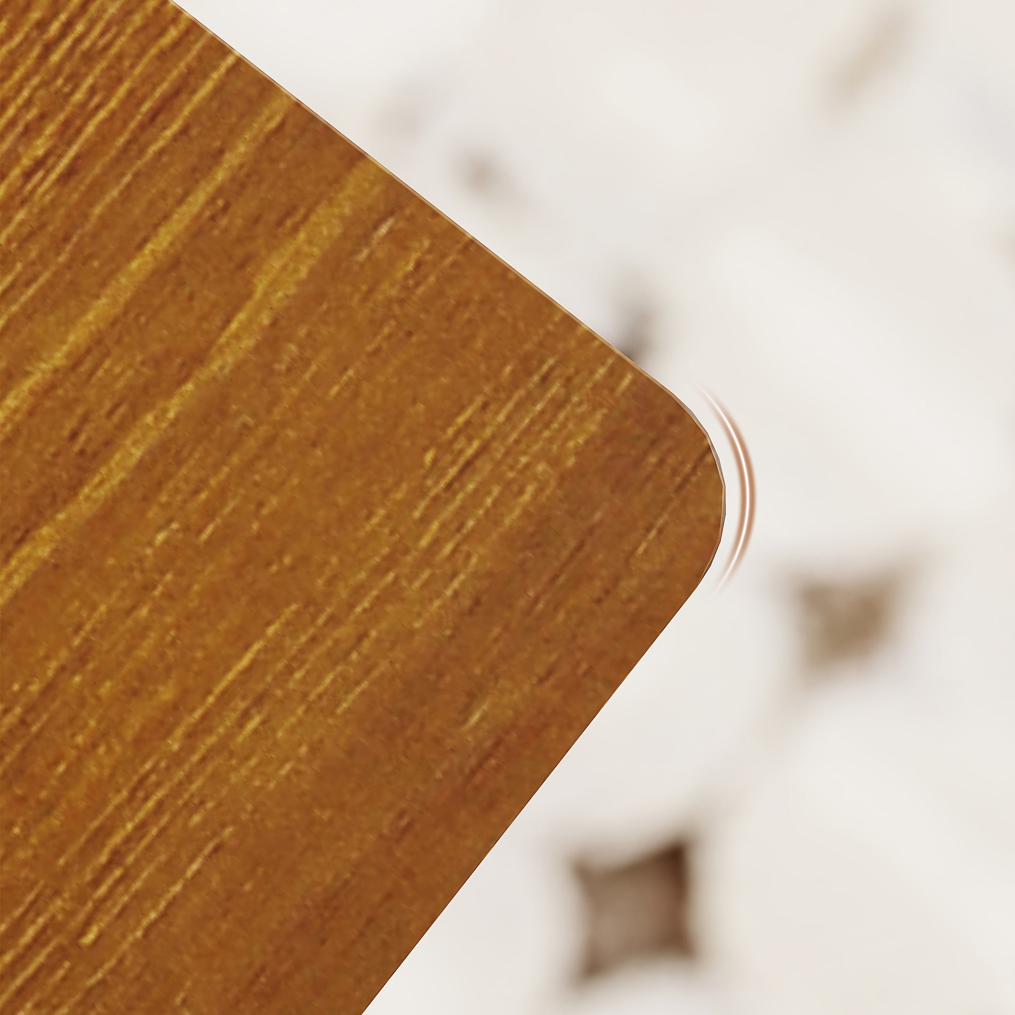 Table de salle à manger table de cuisine design grand plateau 4-6 personnes en bois dim. 120L x 75l x 76H cm