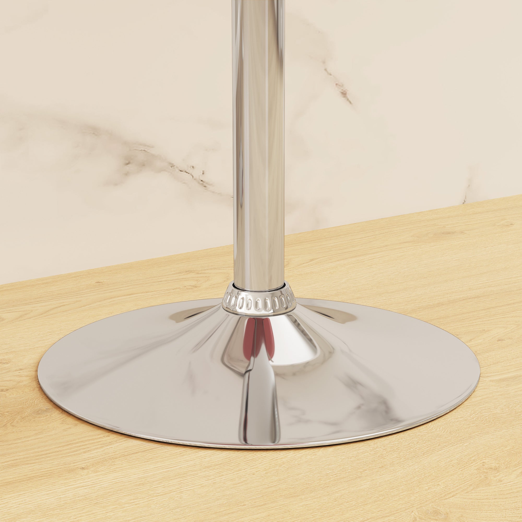 Lot de 2 tabourets de bar, chaises de bar réglable en hauteur, chaise haute cuisine avec dossier, repose-pieds, pivotant 360°, ABS et métal, pour salle à manger, comptoir, 46x41x76-96cm, rouge