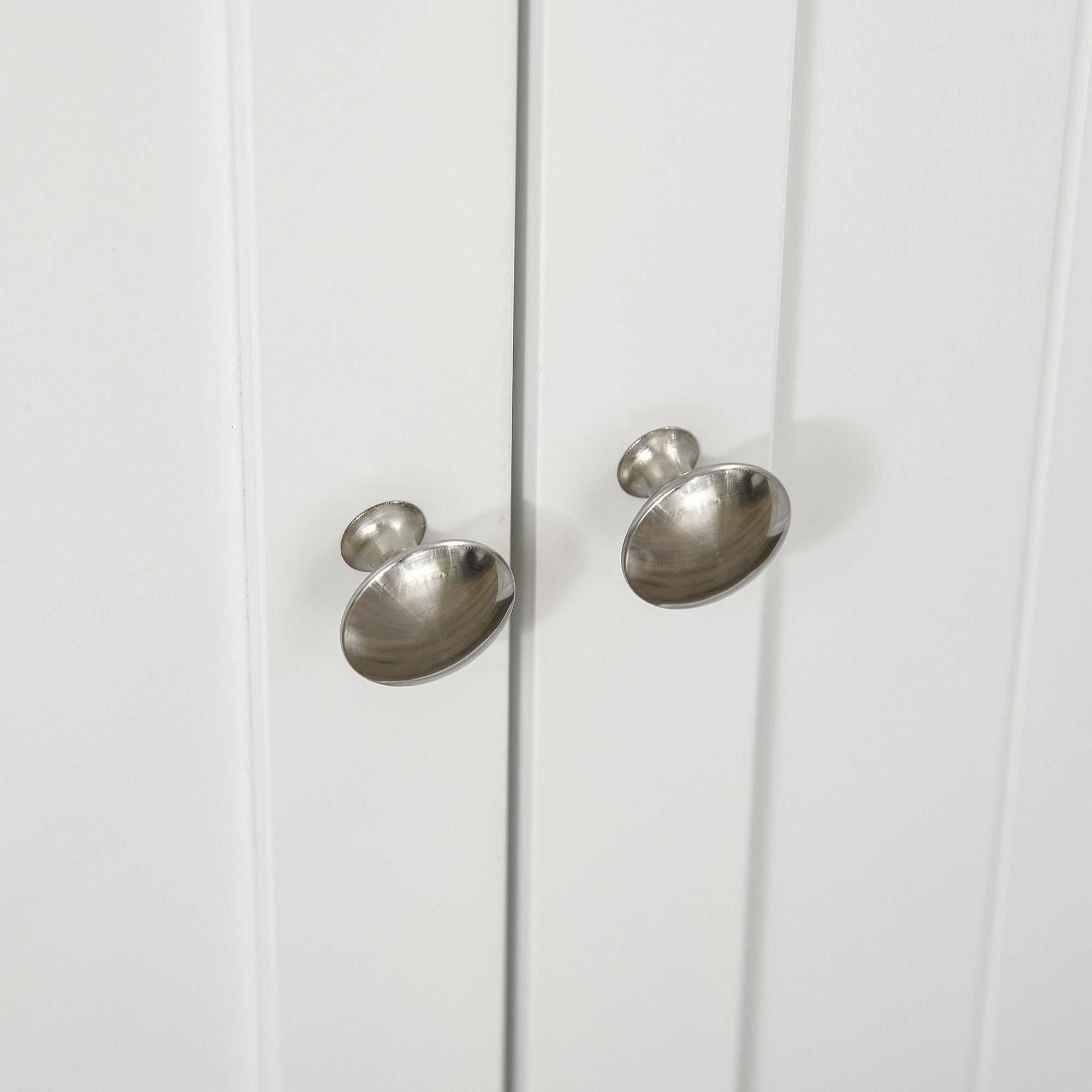 Armoire de cuisine buffet cuisine vaisselier meuble de rangement moderne avec placards, étagère réglable et 12 porte-épices, garde-manger pour salle à manger, salon, 60 x 30 x 104 cm, blanc