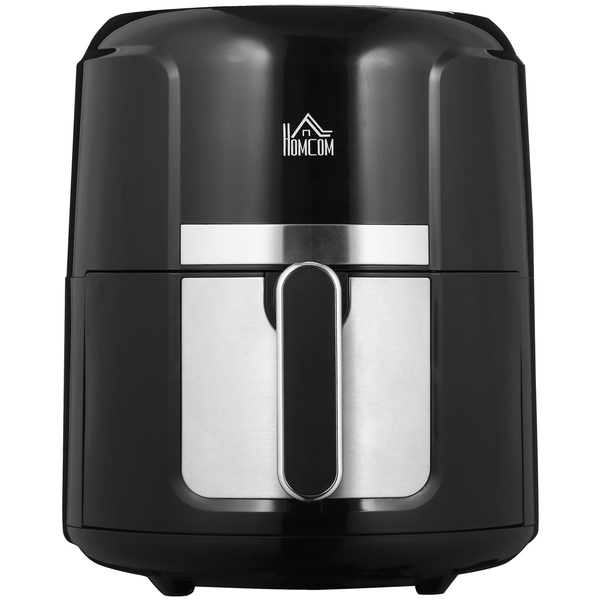 Friteuse sans huile 4 L, air fryer 1300 W 12 programmes, écran tactile, température réglable, arrêt automatique et panier antiadhésif, 85% de matières grasses en moins, sans BPA et PFOA, noir