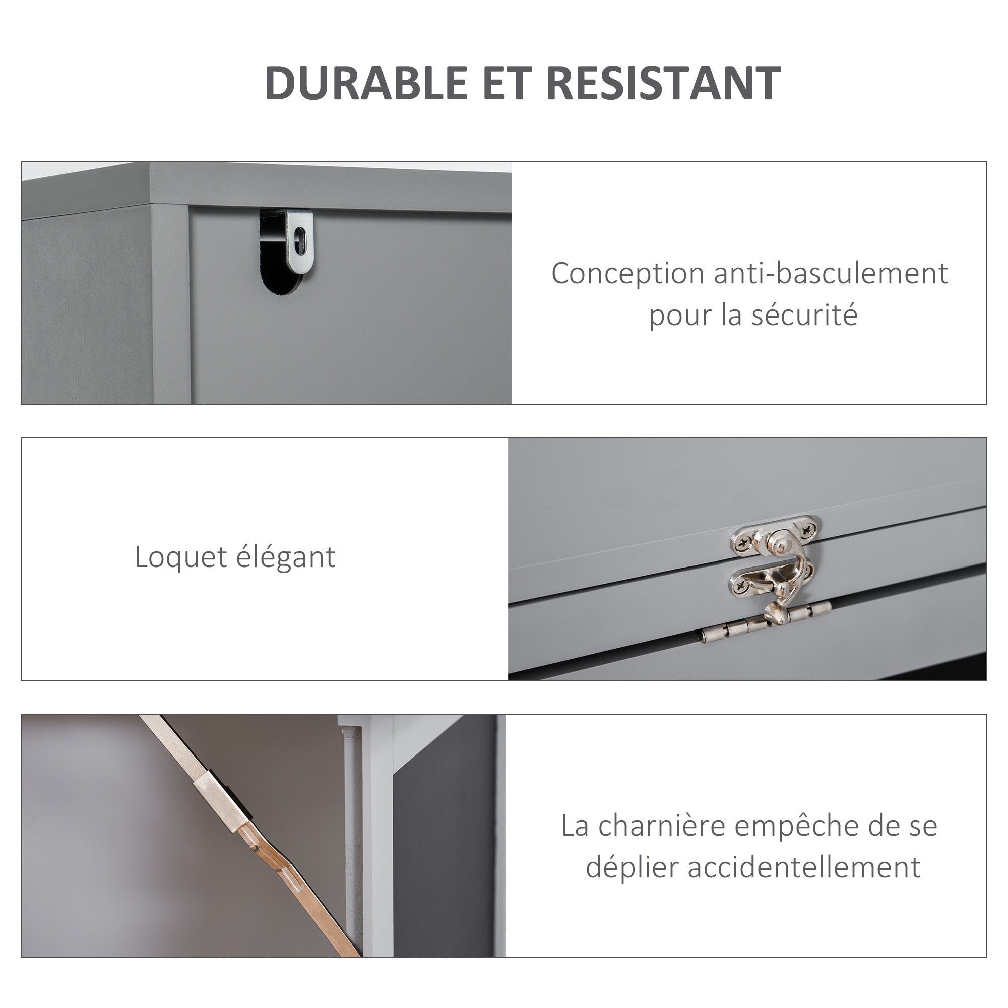 Bureau informatique pliable, bureau avec bibliothèque, poste de travail, tableau noir, 9 compartiments ouverts et étagère réglable, table d'ordinateur pour chambre, 98x51x153cm, gris