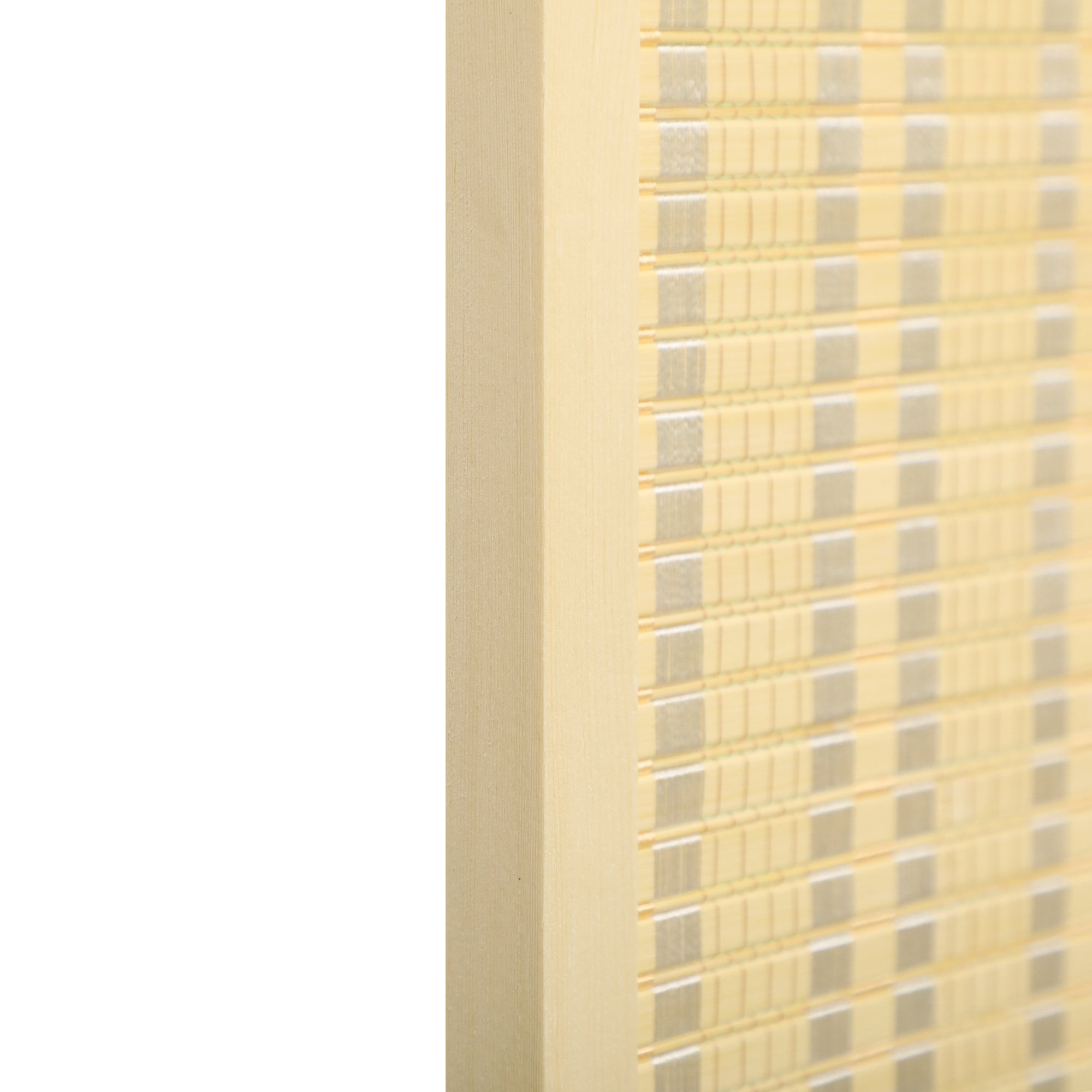 Paravent interieur en bois 4 panneaux 180 x 180 cm séparateur de pièce pliable cloison de séparation pour salon chambre à coucher maison, bois naturel