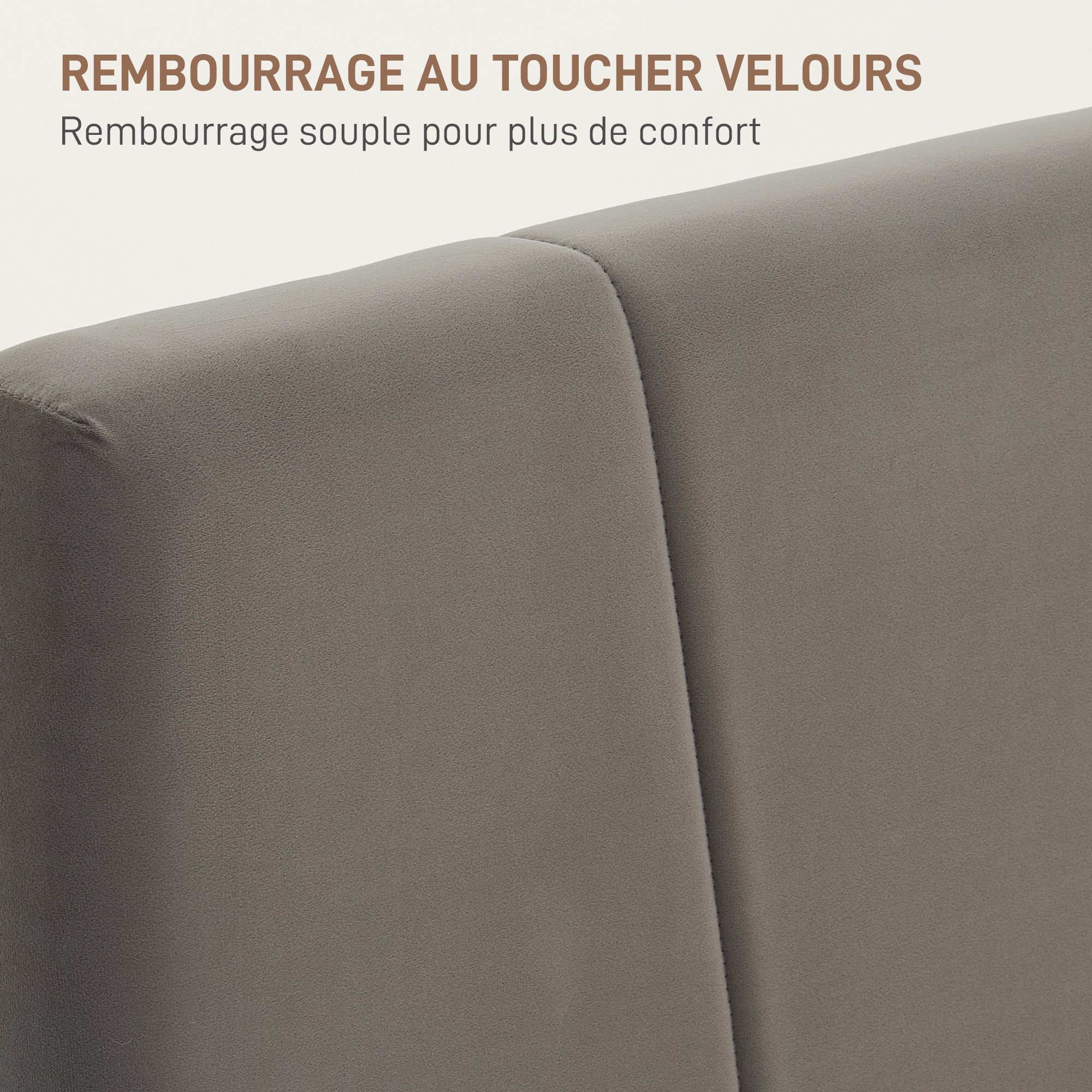 Cadre de lit double, 140 x 190 cm, lit 2 personnes, cadre métallique, tête de lit réglable, avec sommier, rangement sous le lit, montage facile, gris