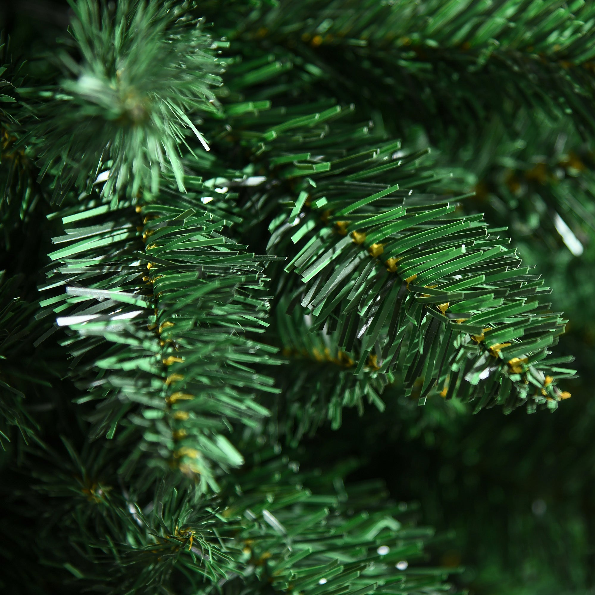Sapin de Noël artificiel 120H cm 305 branches avec pied croix acier amovible - vert