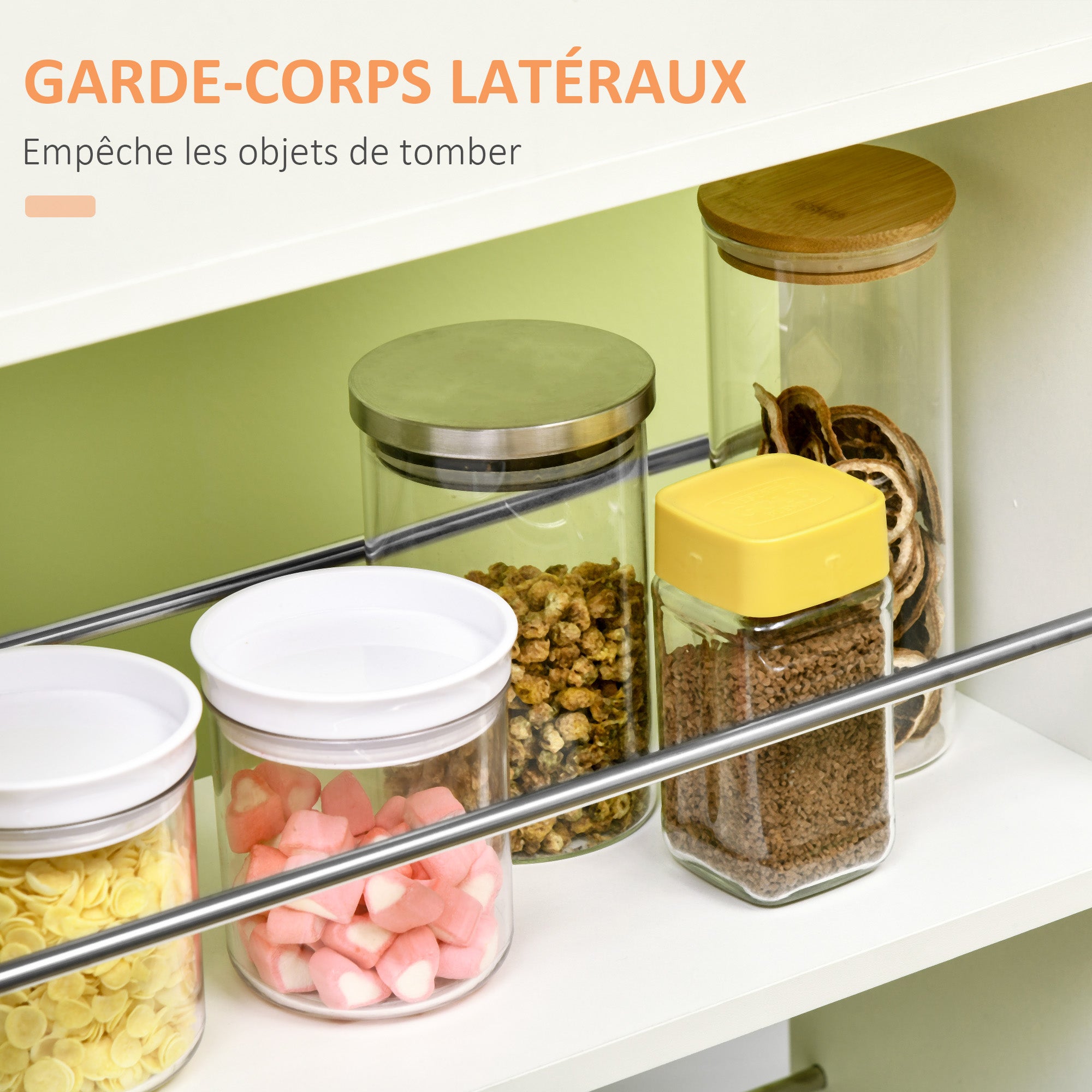 Chariot de cuisine desserte sur roulettes avec 1 tiroir et 2 étagères ouvertes pour salle à manger salon salle de bain 25 x 50 x 85 cm Blanc