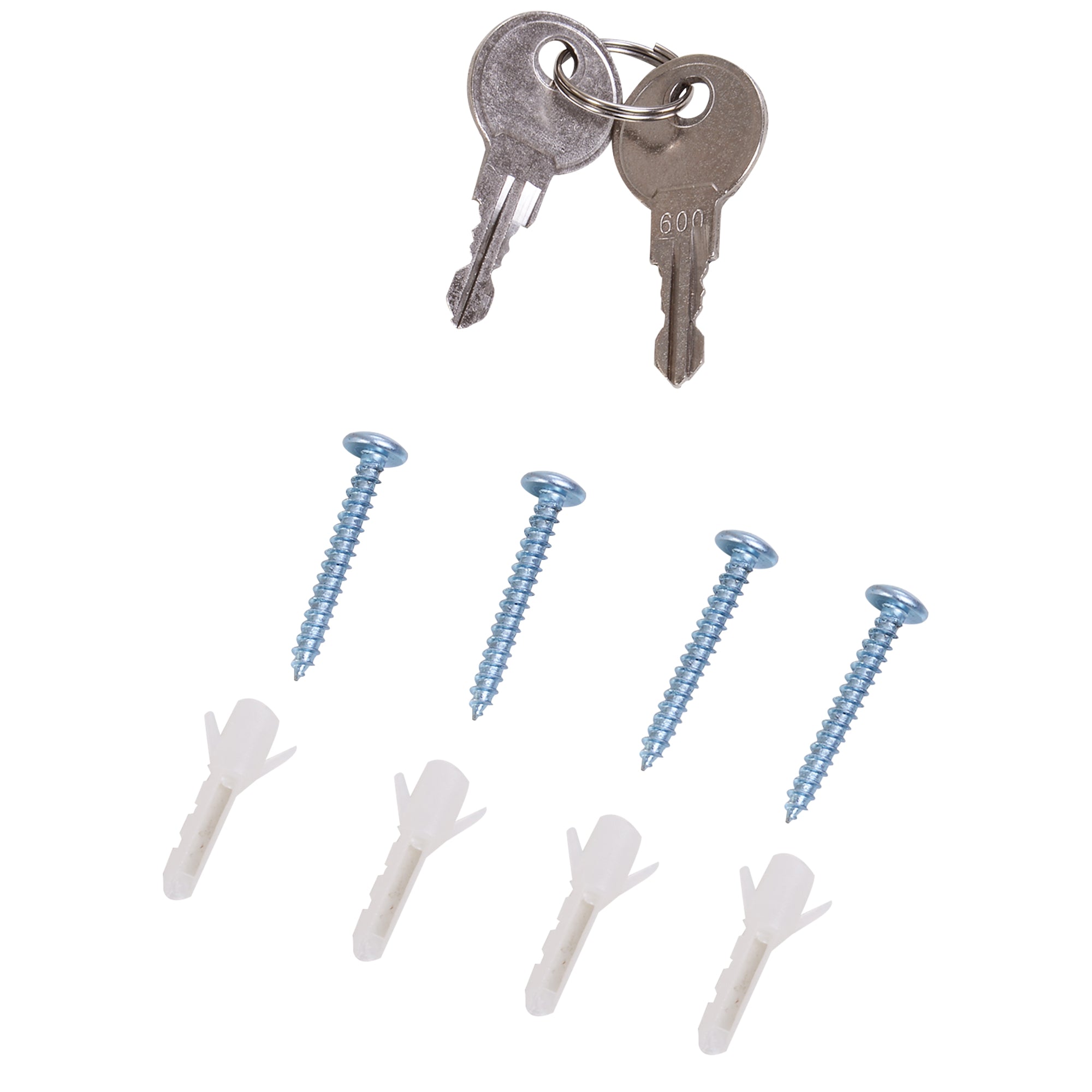 Armoire à pharmacie murale à 3 niveaux en acier inoxydable avec porte verrouillable en verre avec 2 clés étagères de rangement argent