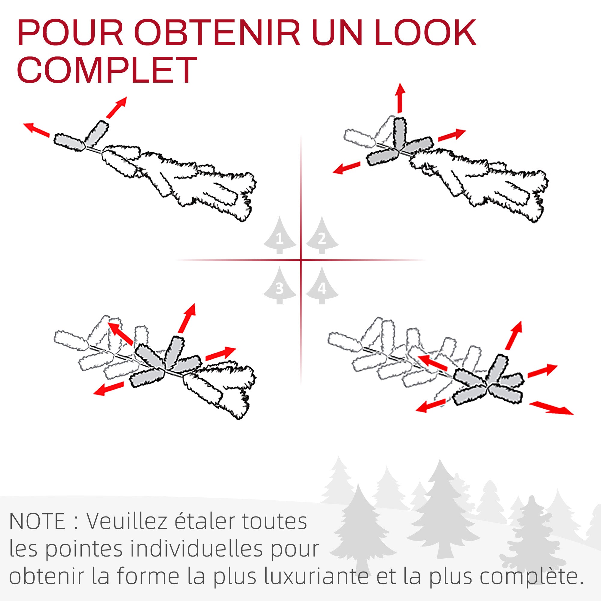Couronne de Noël porte givrée artificielle 60 CM décoration de Noël lumineuse avec pommes de pin et baies rouges, lumières LED et minuterie, pour porte, fenêtre ou cheminée, vert