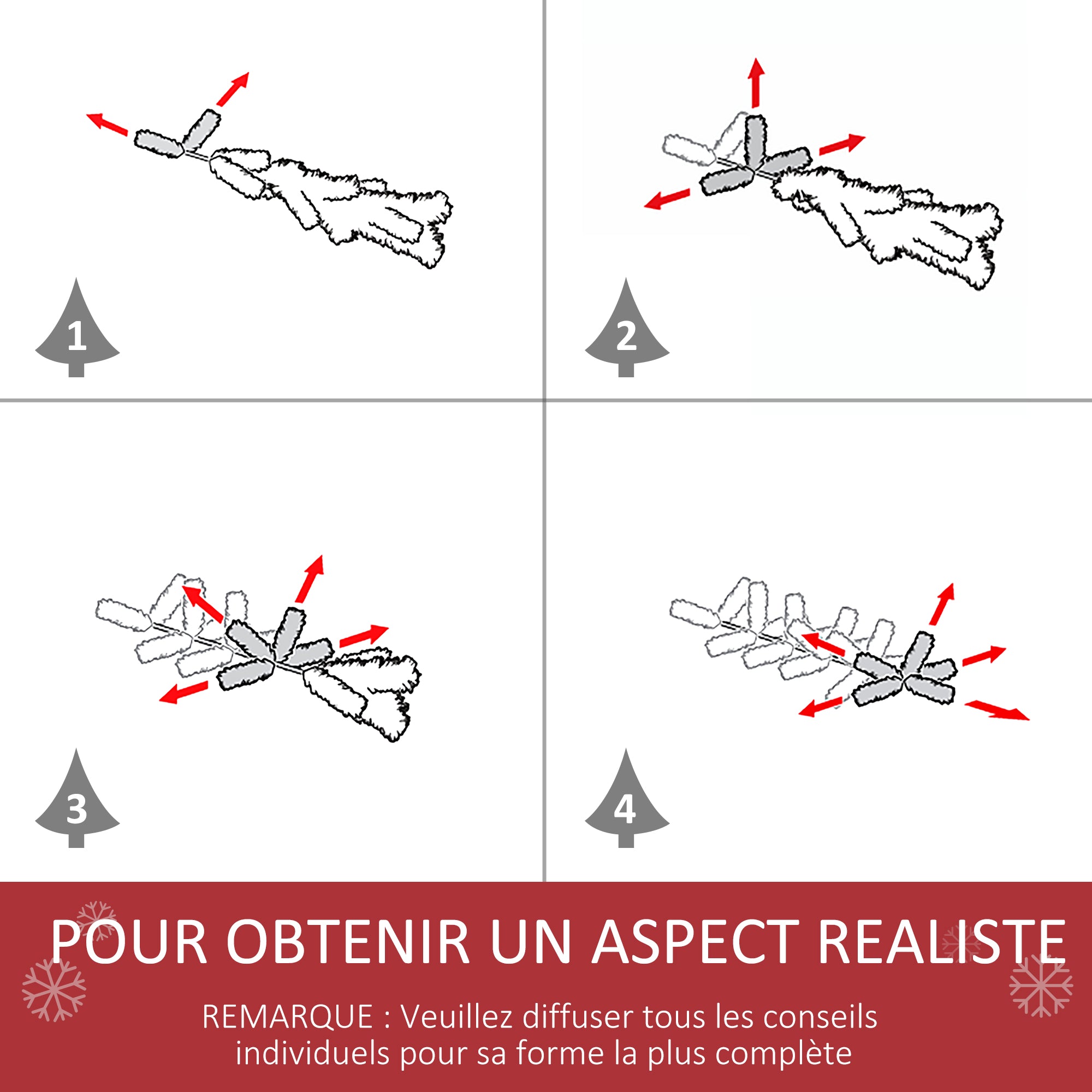 Sapin de Noël Artificiel Lumineux 90H cm Fibre Optique LED Multicolore + Support Pied 90 Branches étoile Sommet Brillante Vert