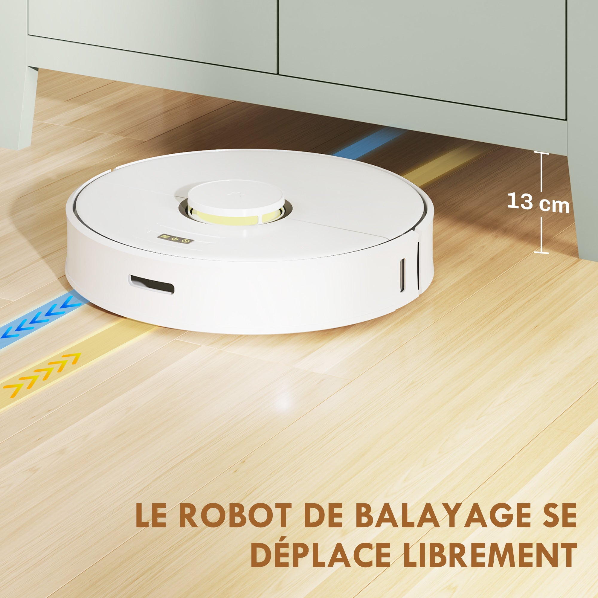 Buffet salon, meuble de rangement avec tiroir, double porte, étagère réglable, poignées en PU, style moderne, buffet salle à manger et cuisine, 80 x 40 x 90 cm, vert clair