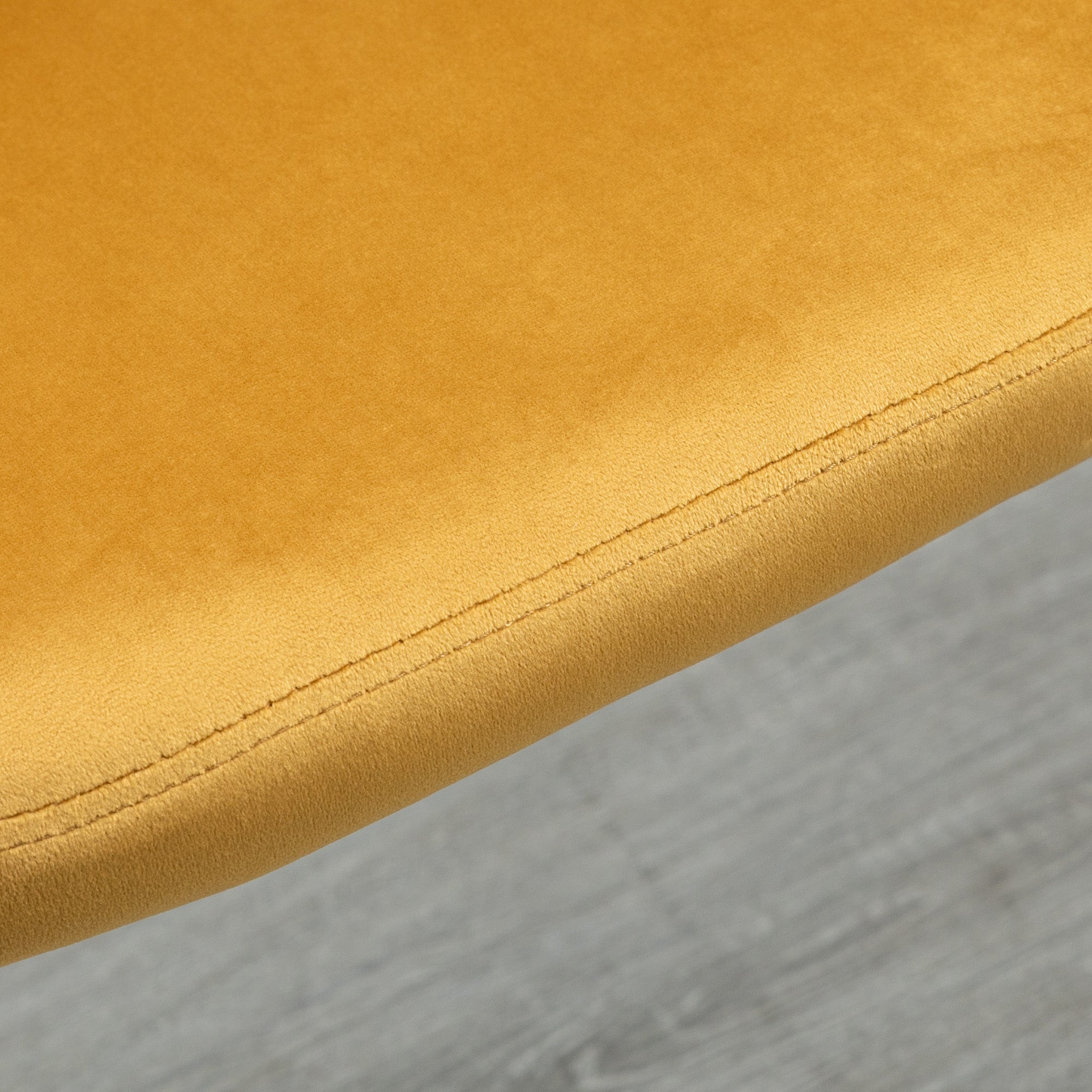 Lot de 4 chaises salle à manger chaise de cuisine scandinave chaise en velours rembourrée avec pieds effilés en métal, pour salon, salle à manger, multicolore