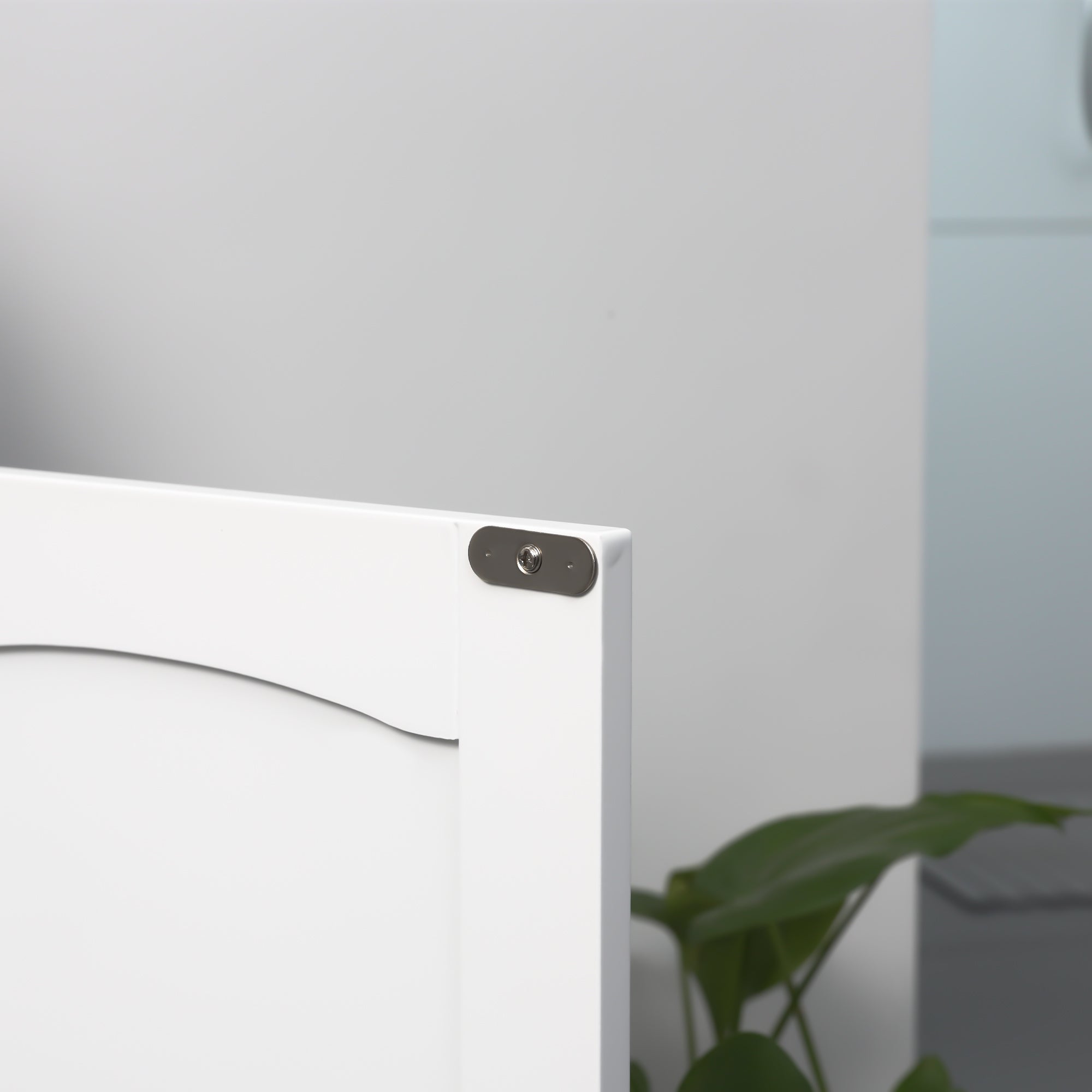 Meuble salle de bain sous lavabo, meuble sous lavabo avec double portes, étagère réglable, 60 x 33 x 60 cm, blanc