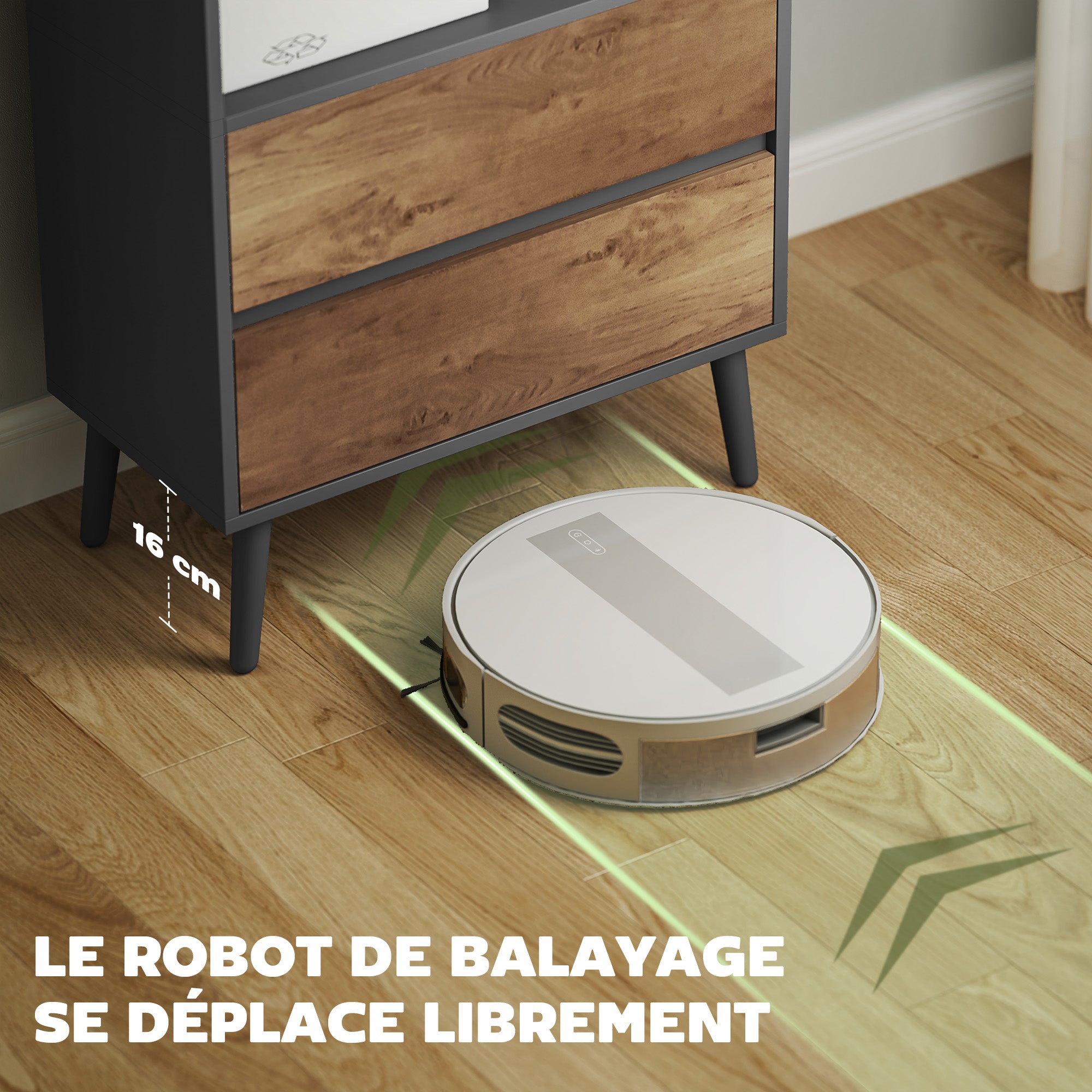 Bibliothèque meuble de rangement étagere à livres avec 4 compartiments ouverts et 2 tiroirs, étagère de rangement pour salon, chambre, bureau, 60 x 30 x 179 cm, gris