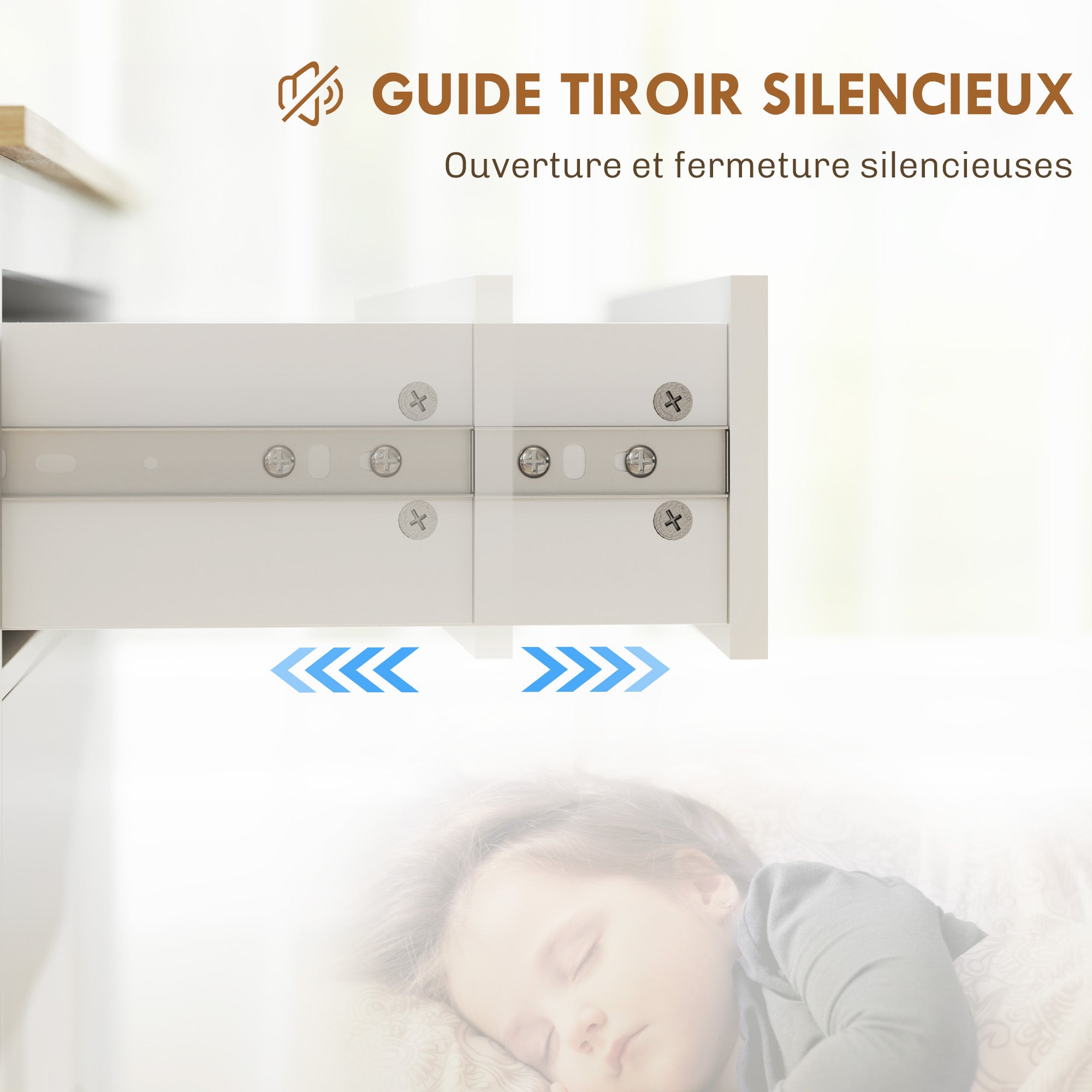 Buffet salon meuble de rangement style moderne avec placard à 2 portes, tiroir et étagère réglable - buffet salle à manger et salon, 80 x 40 x 90 cm, blanc