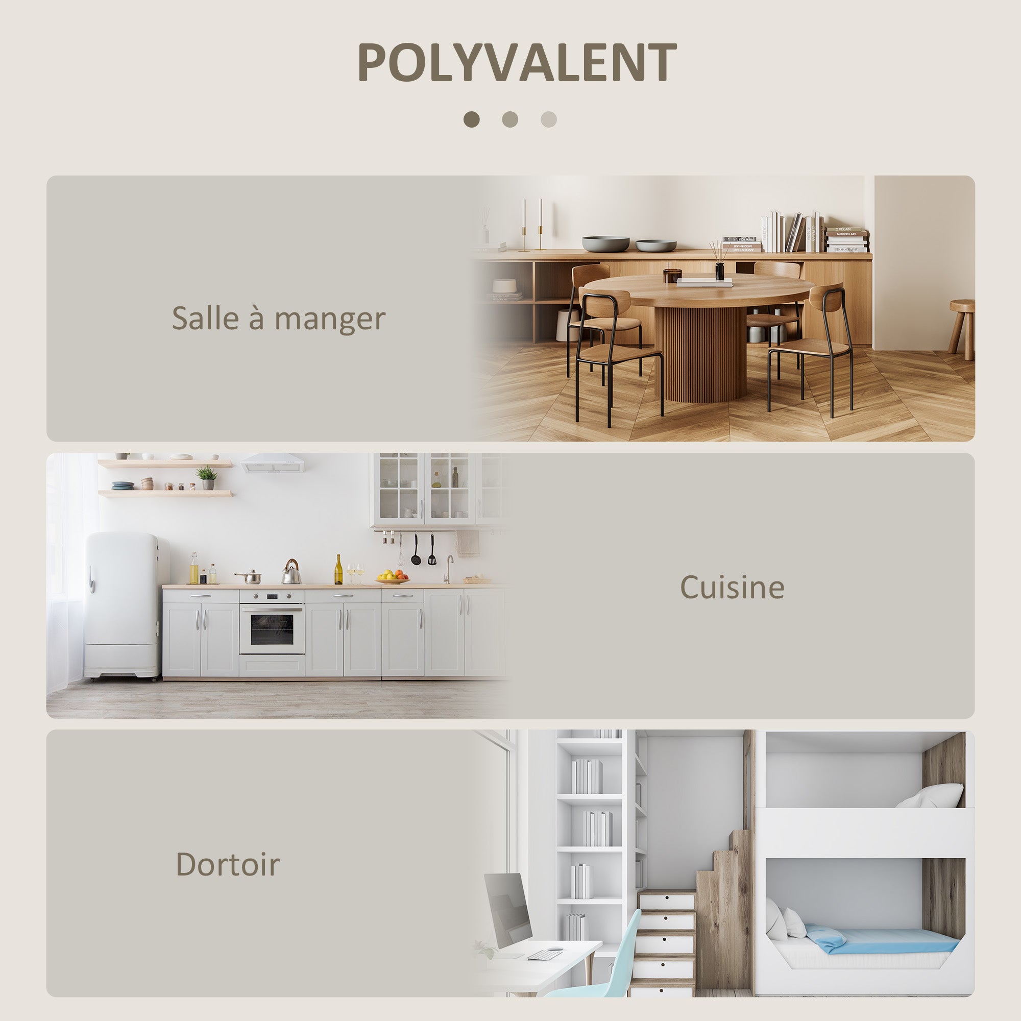 Table pliable de cuisine salle à manger 2 abattants - table ovale extensible - en bois chêne