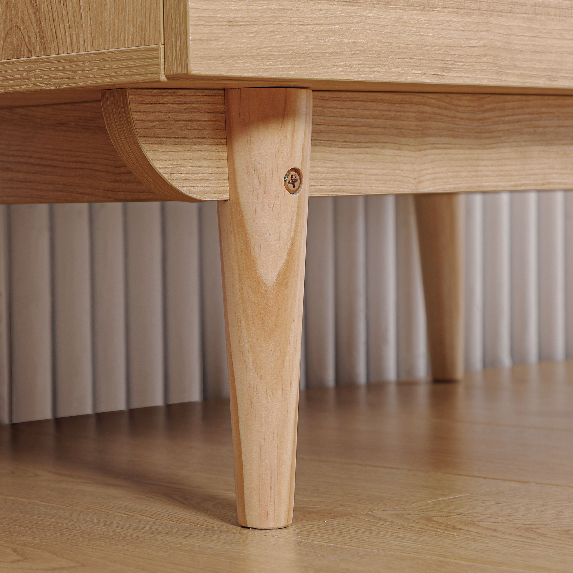 Armoire Chambre Adulte Penderie Vêtement Dressing avec 2 Portes, 2 tiroirs - 80 x 52 x 180 cm - Aspect Bois