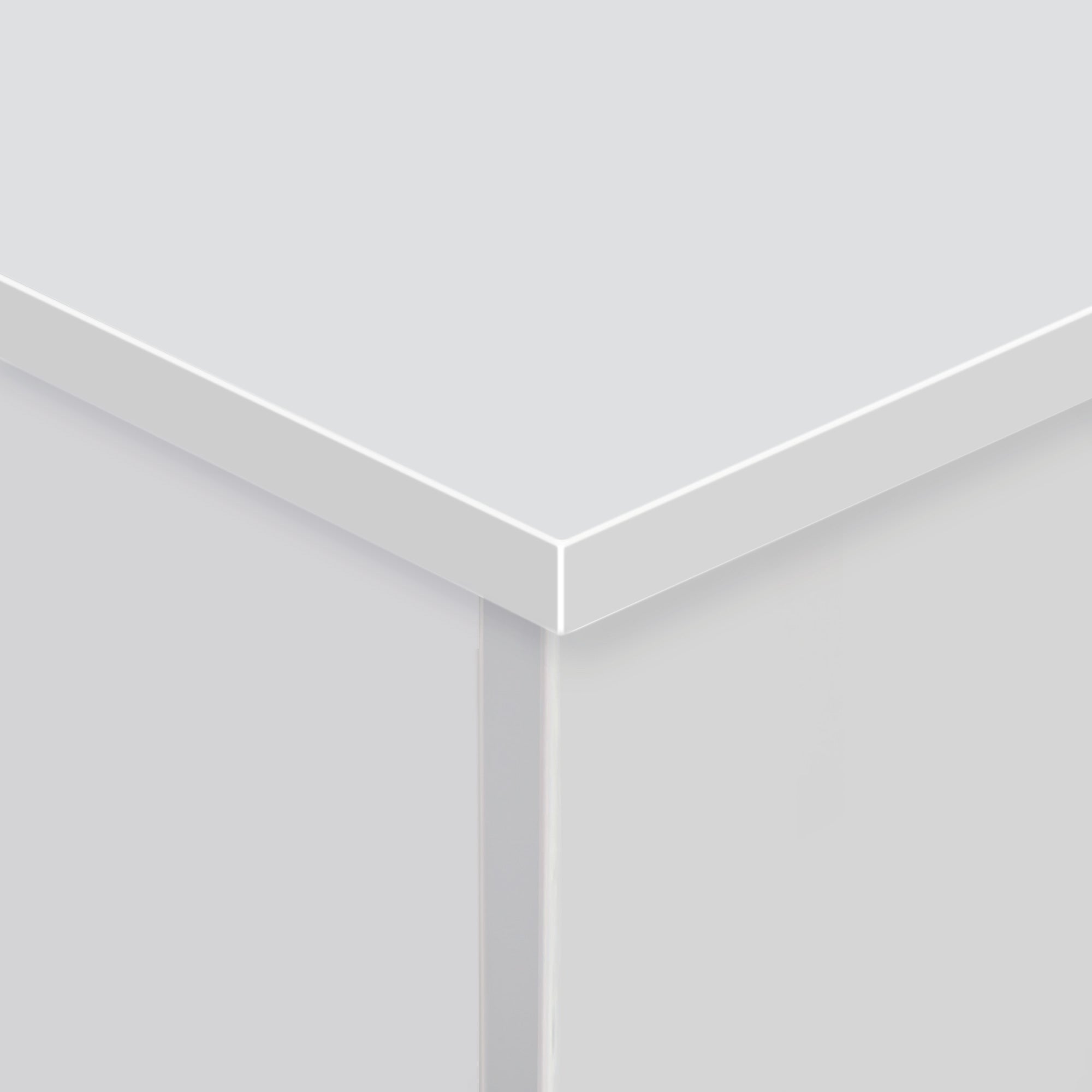 Coffre de rangement, banc de rangement avec couvercle rabattable et charnières de sécurité, banc chaussures, meuble d'entrée, couloir, chambre, salon, 100 x 40 x 40 cm, blanc