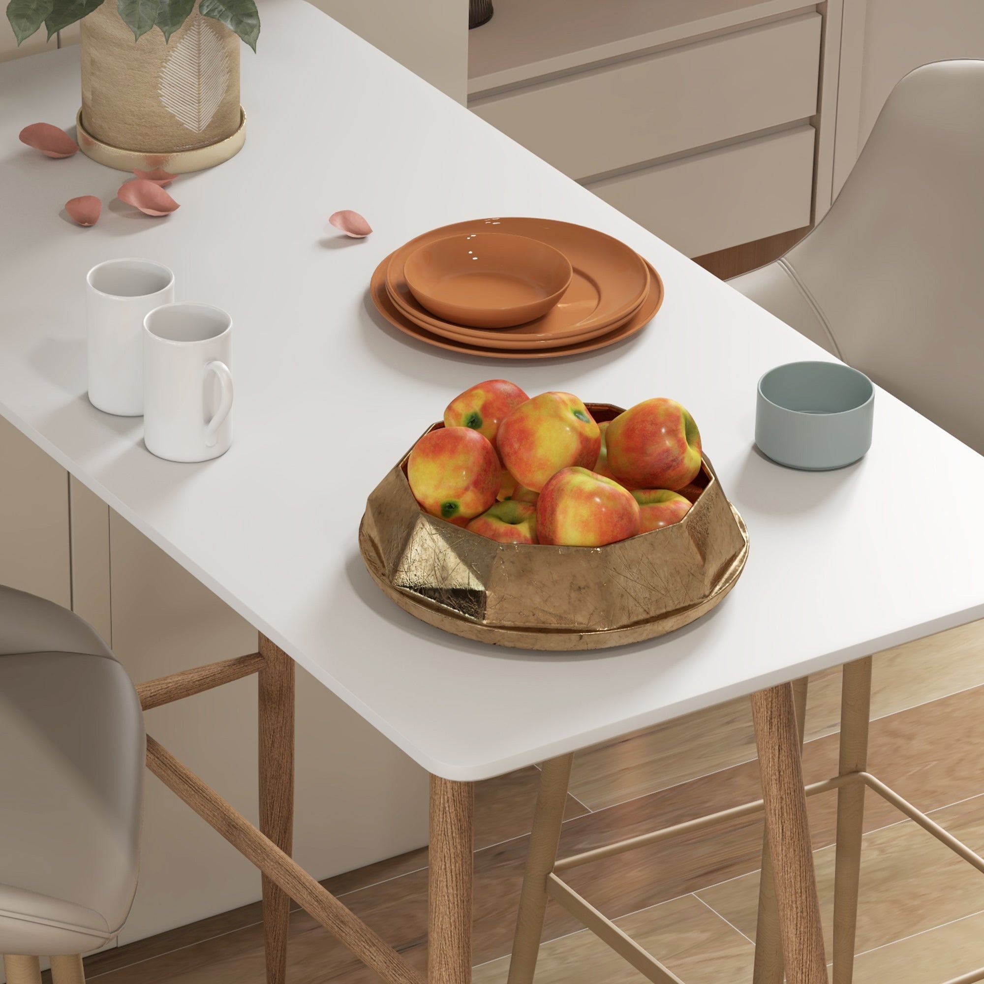 Table de bar rectangulaire 4 personnes, table haute pieds en acier effet bois, table de bistrot assemblage facile, pour bar à domicile, salle à manger, 120 x 60 x 98 cm, blanc