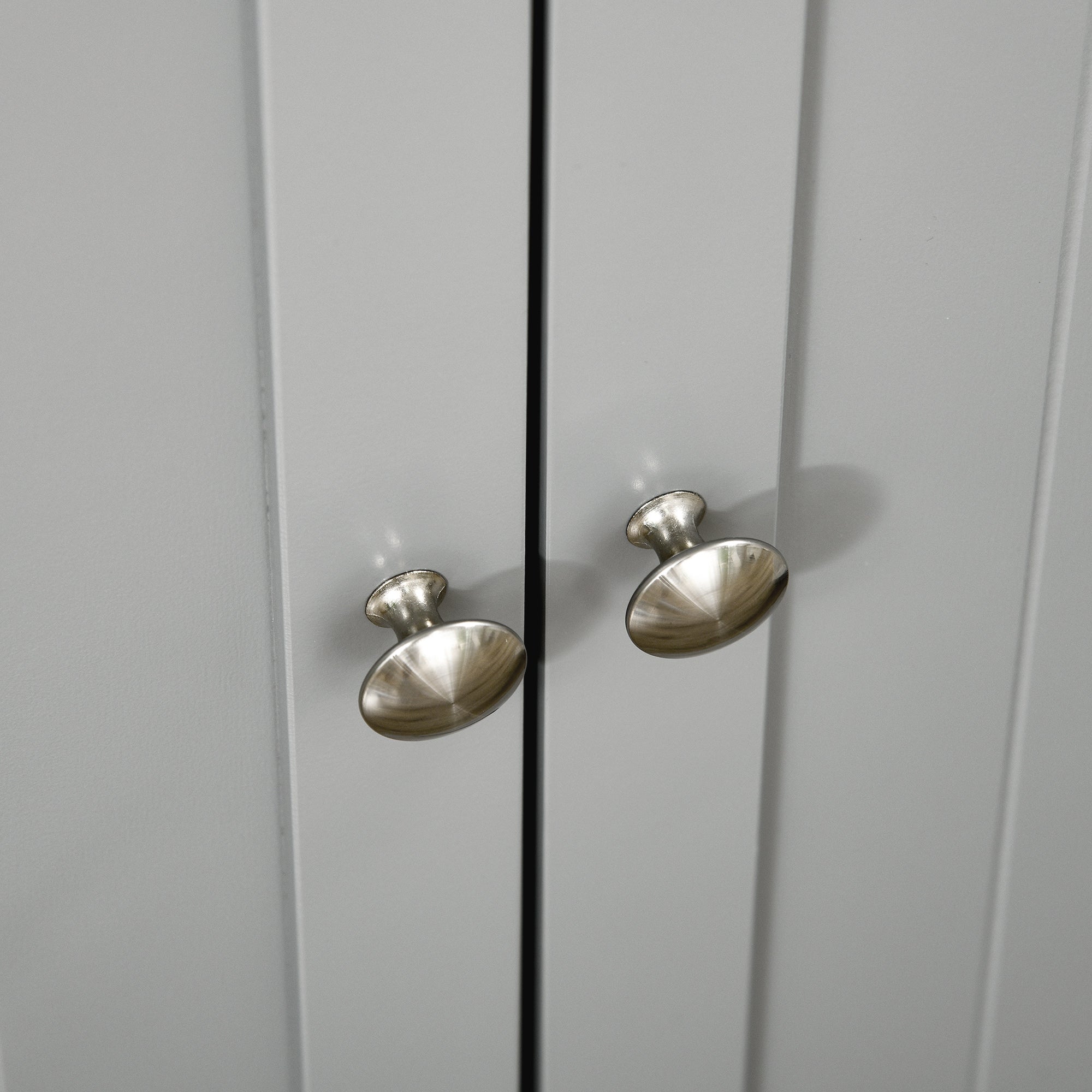 Armoire de cuisine buffet cuisine vaisselier meuble de rangement moderne avec placards, étagère réglable et 12 porte-épices, garde-manger pour salle à manger, salon, 60 x 30 x 104 cm, gris