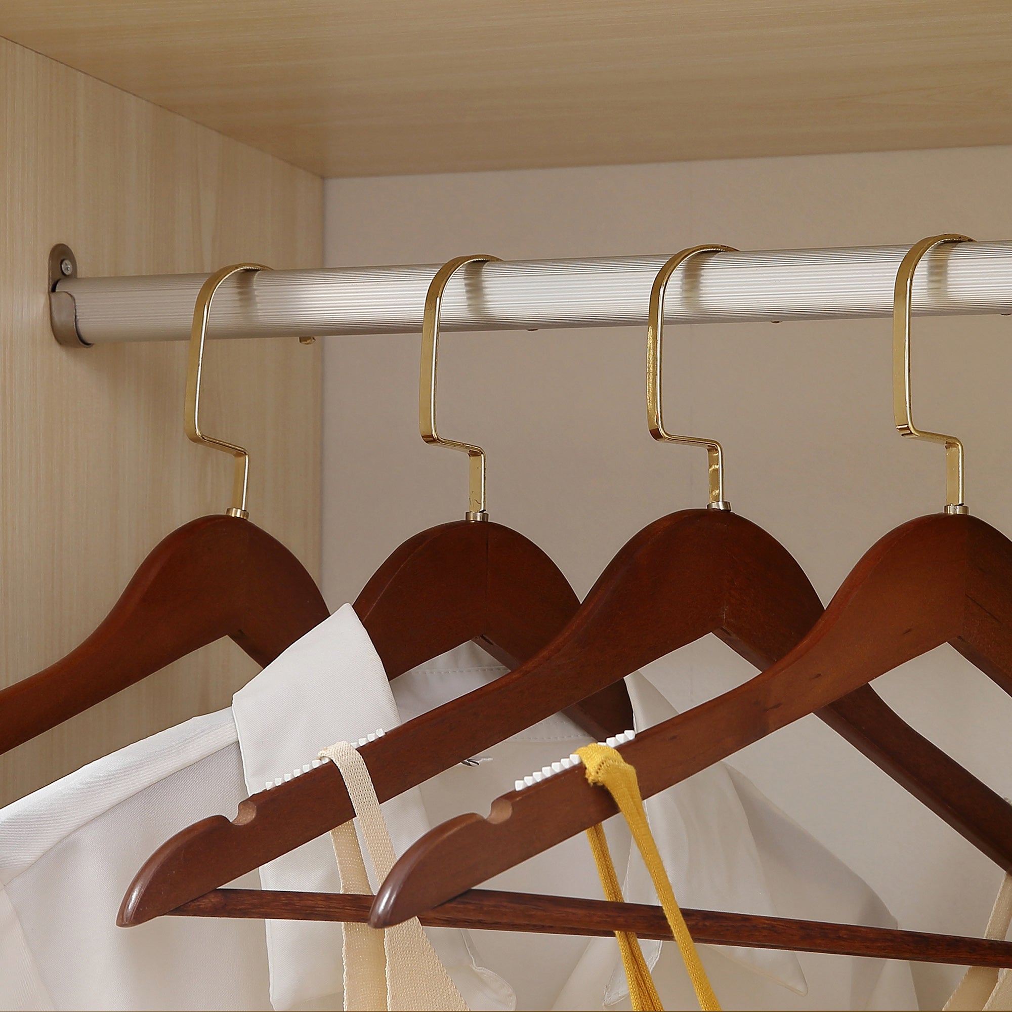 Armoire penderie Armoire de Rangement Mobile Panneaux de Particules Coloris chêne Clair